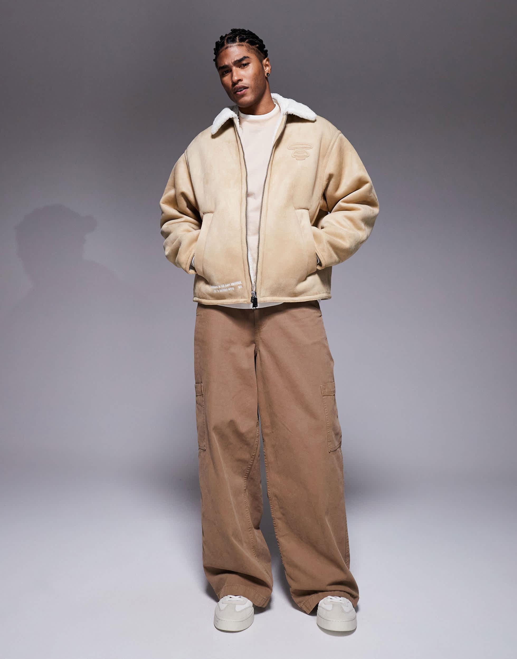 Aape By A Bathing Ape Aape By A Bathing Ape Faux Suede Chore
