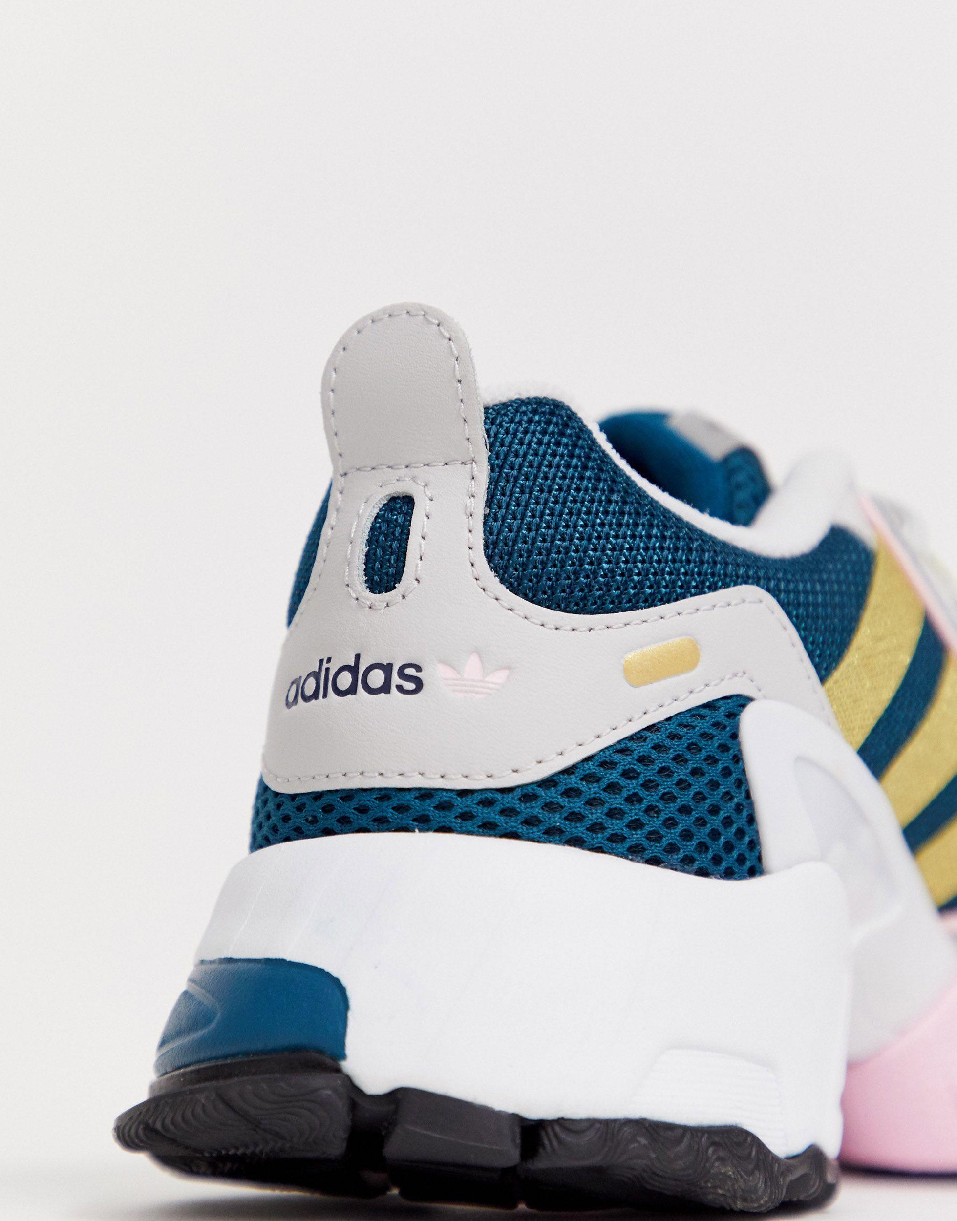 adidas Leather Eqt Gazelle Trainers in Navy (Blue) | Lyst