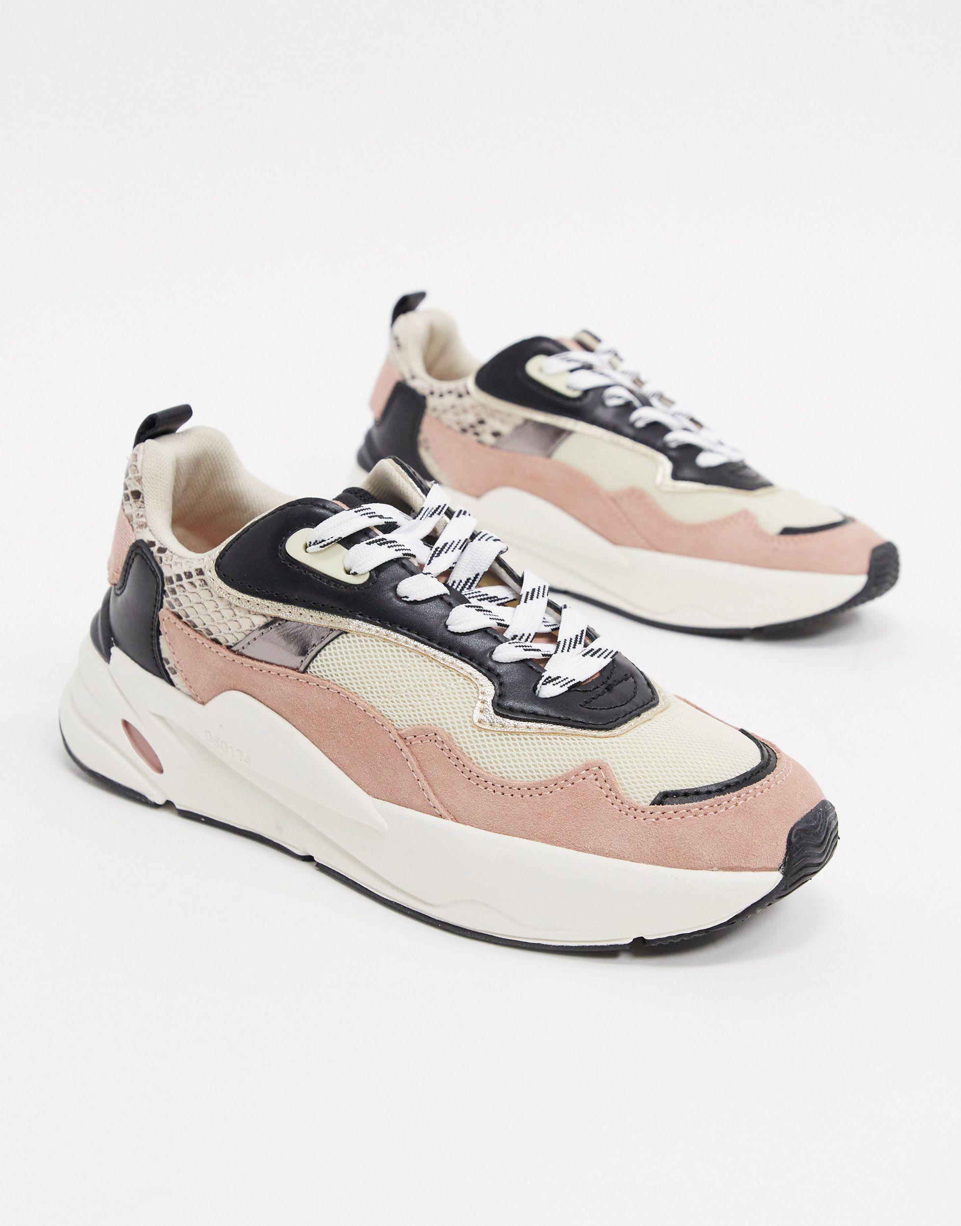 Stradivarius Sneakers Met Gekleurde Panelen - Lyst