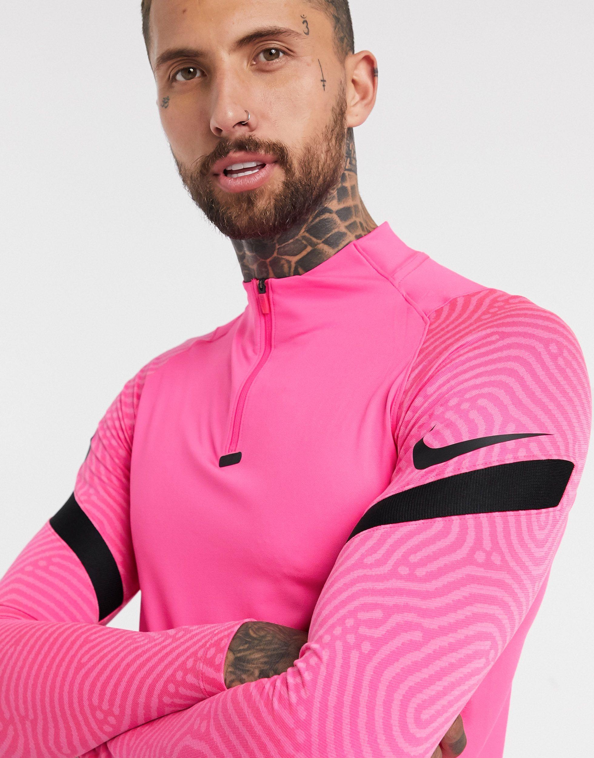 Nike Football Strike Drill Top in Pink for Men | Lyst UK
