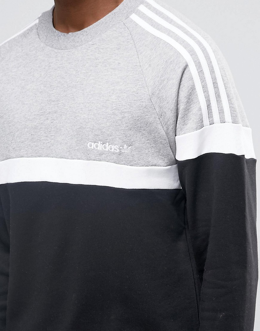 adidas Originals Cotton Itasca Crew Sweatshirt Ay7713 in Black for Men -  Lyst