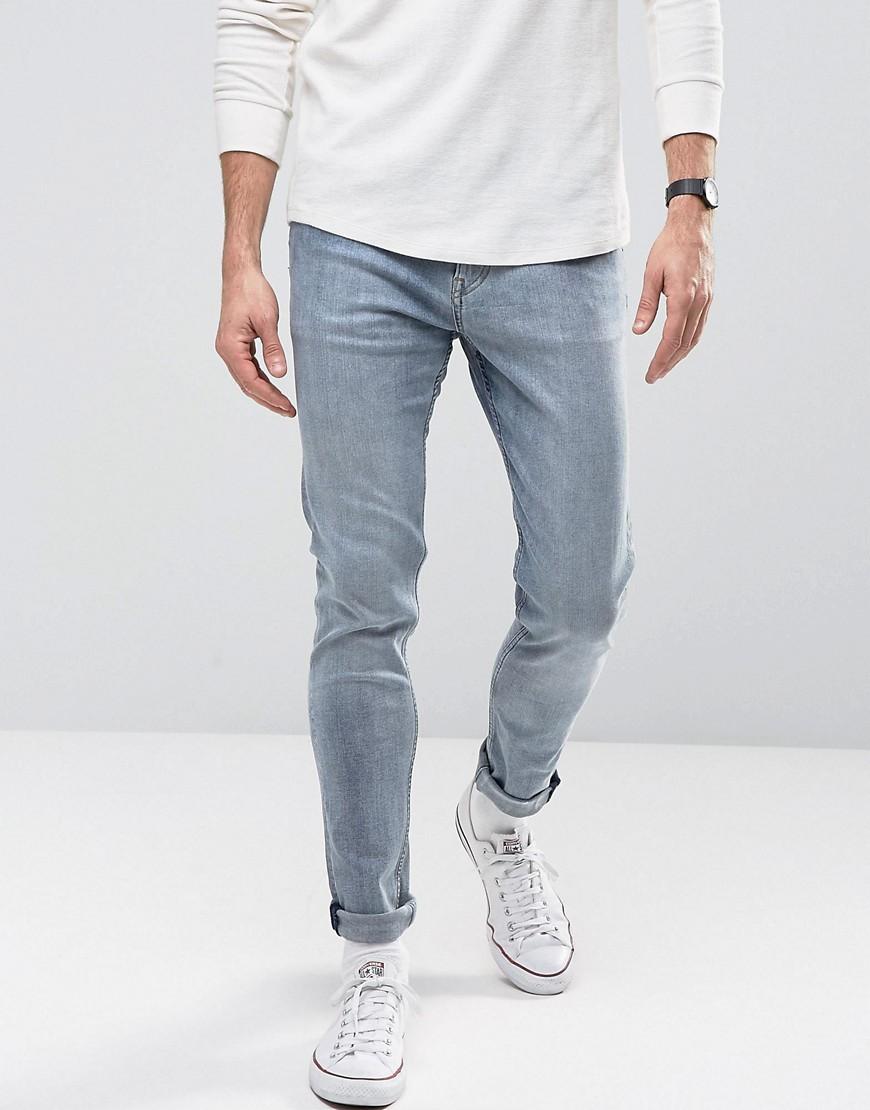 Weekday Denim Form Super Skinny Jeans Bench Blue for Men - Lyst