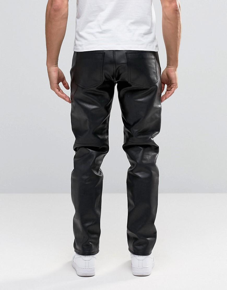 Weekday leather best sale trousers