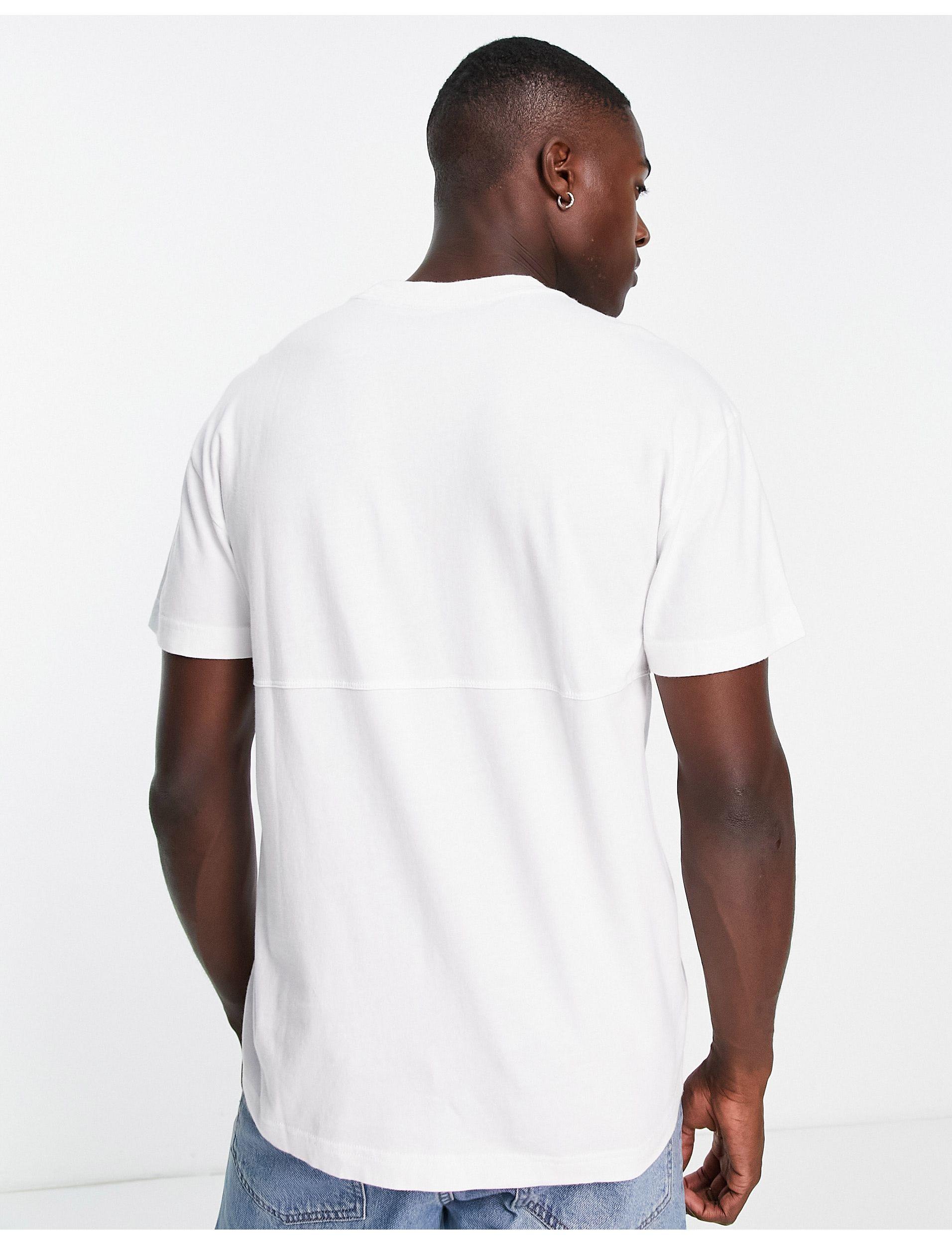 Abercrombie & Fitch Cross Chest Logo T-shirt in White for Men | Lyst