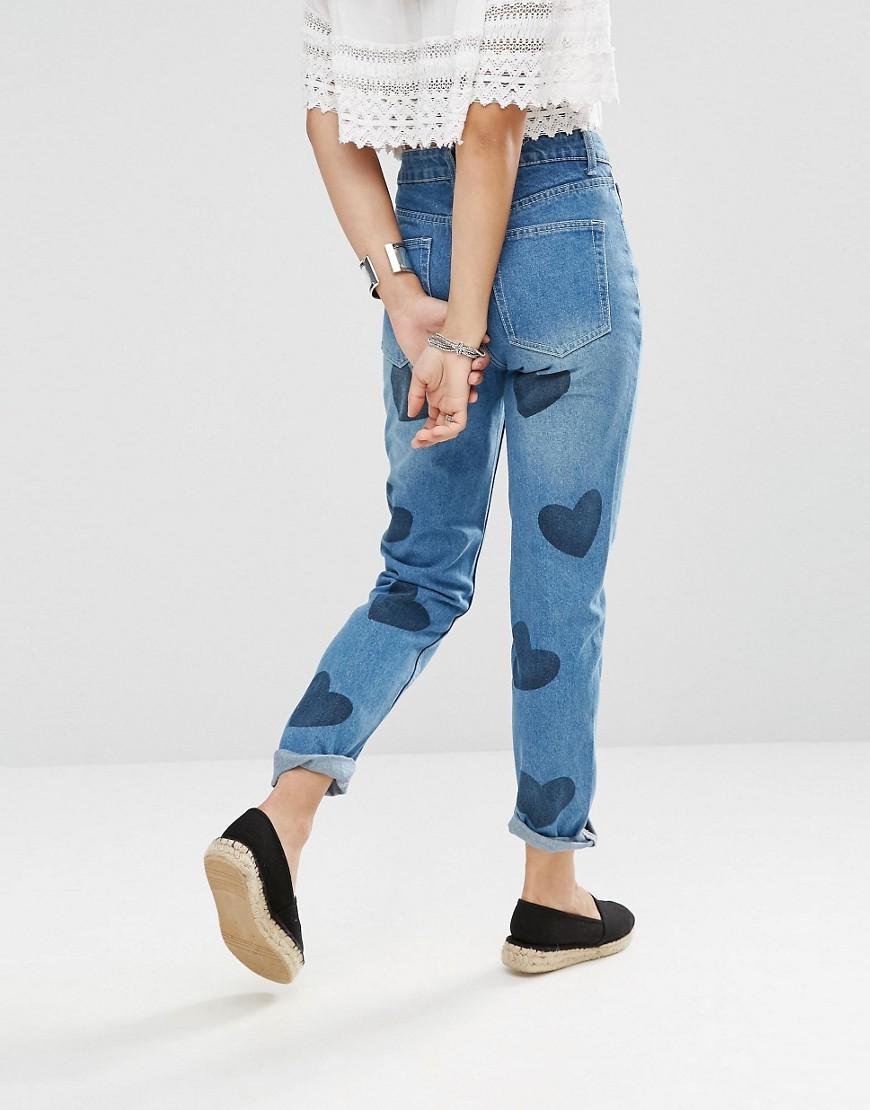 topshop flame jeans