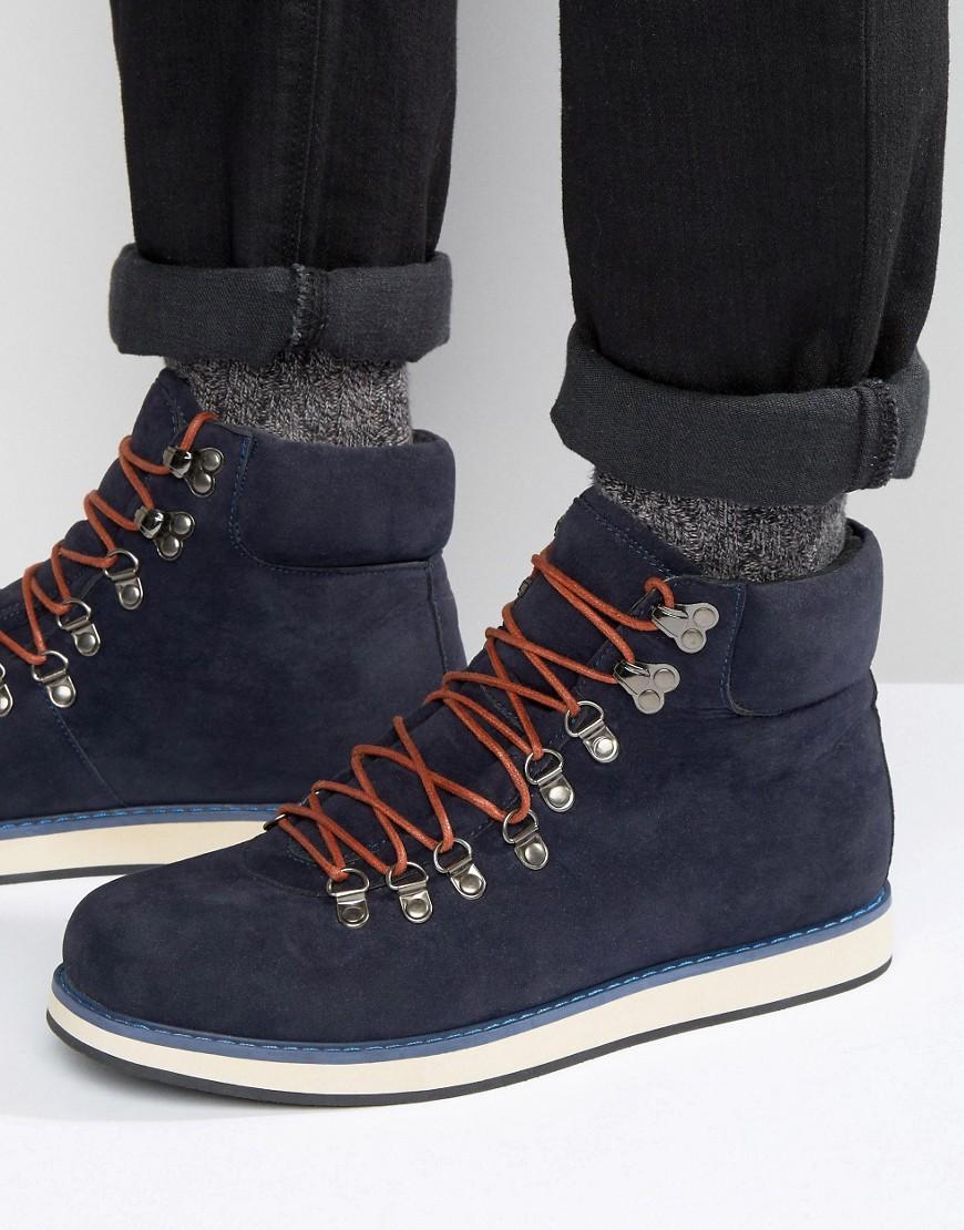 mens blue hiking boots