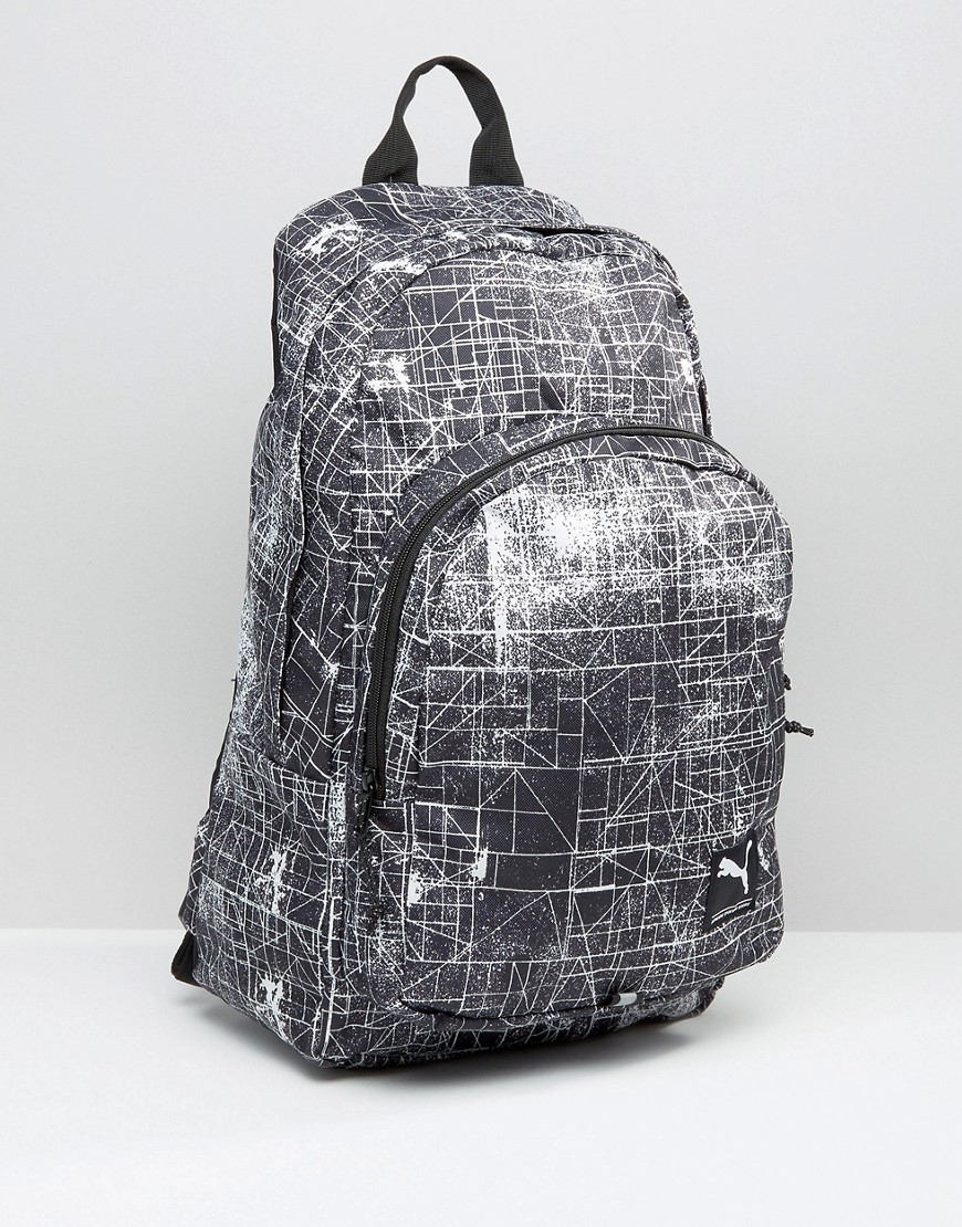 puma line print backpack