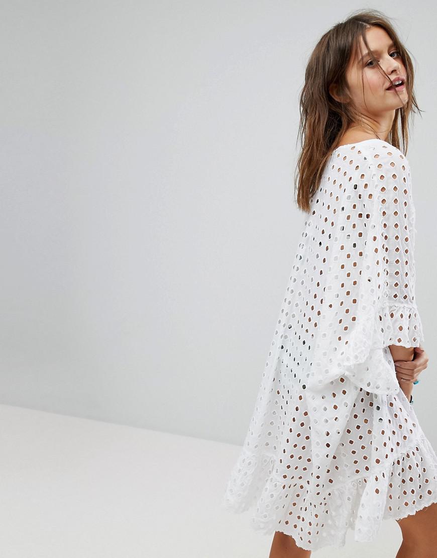 Tigerlily Beach Cover Up With Cutouts in White Lyst