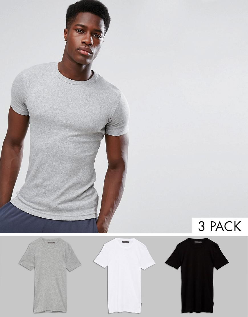 French Connection Mens Short Sleeve Crew Neck Regular Fit Graphic T-Shirt