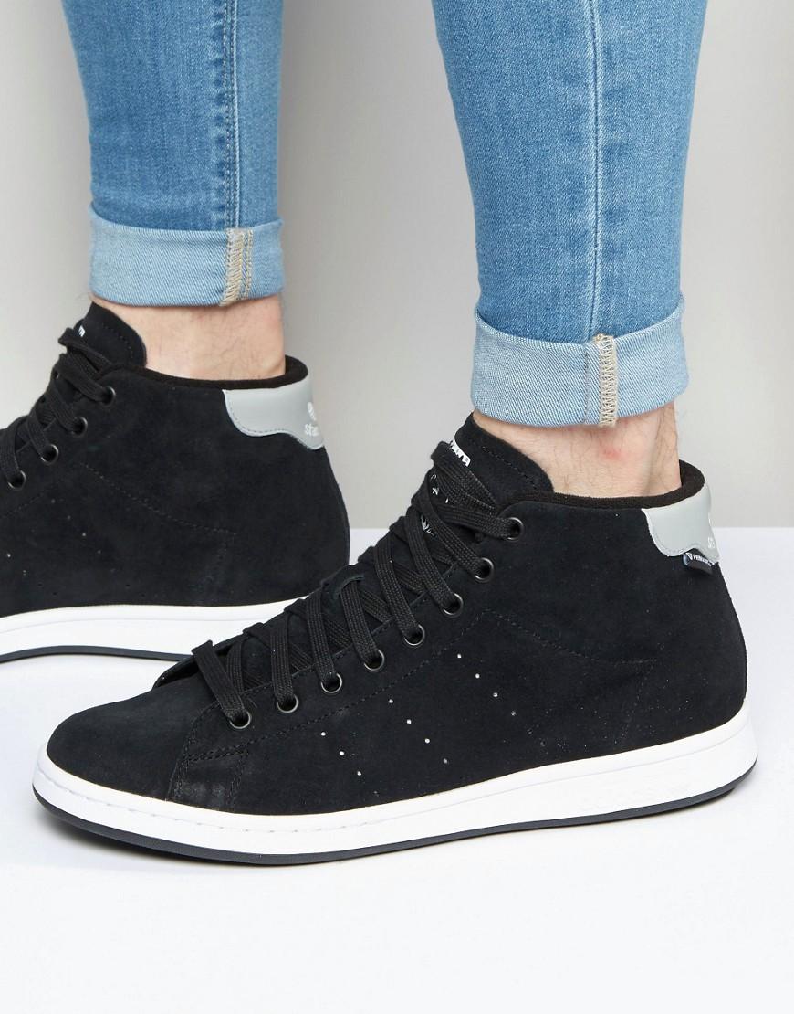 Lyst adidas Originals Stan Smith Winterized zapatillas negro Lyst adidas Originals Stan Smith Winterized zapatillas negro