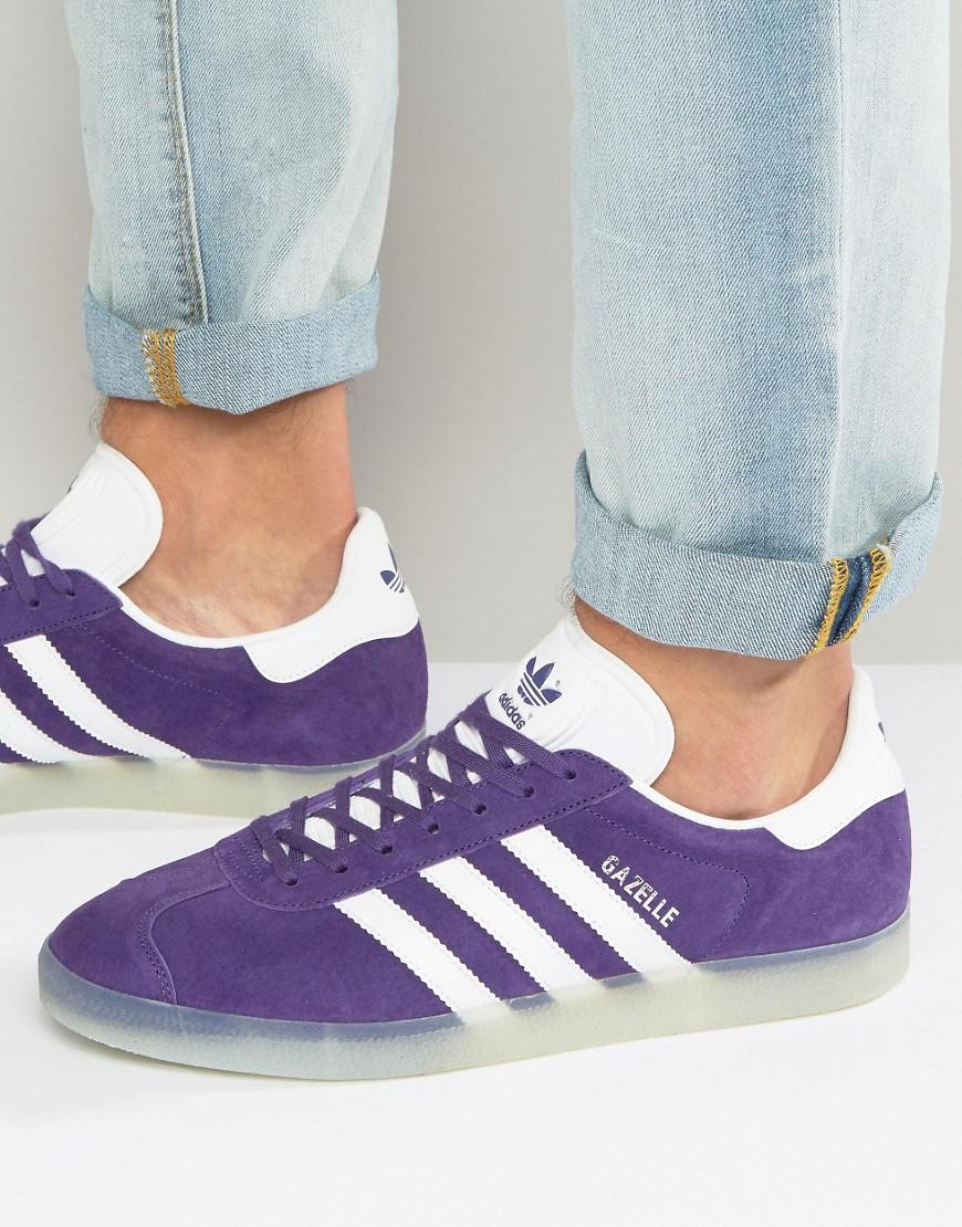 adidas Originals Suede Gazelle Sneakers In Purple Bb5501 for Men ...