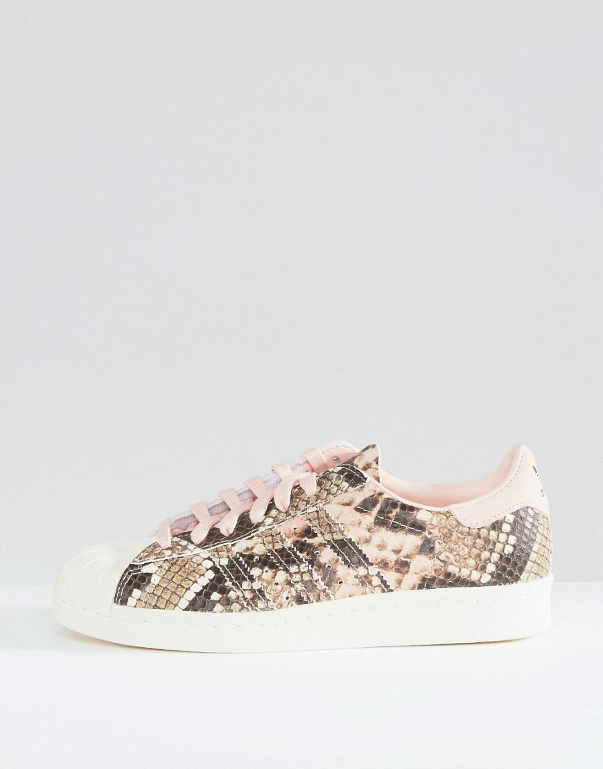 adidas superstar pink snake