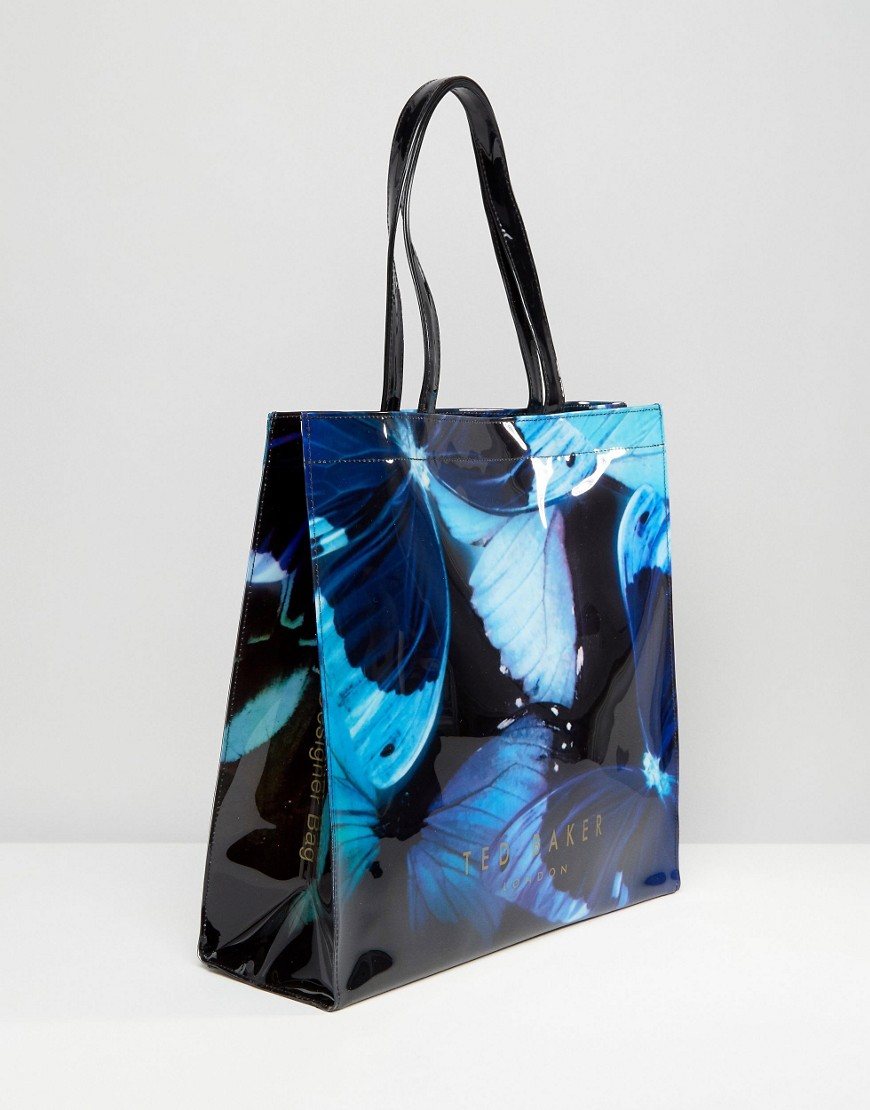 Ted Baker Synthetic Avicon Butterfly Collective Shopper Bag in Blue - Lyst