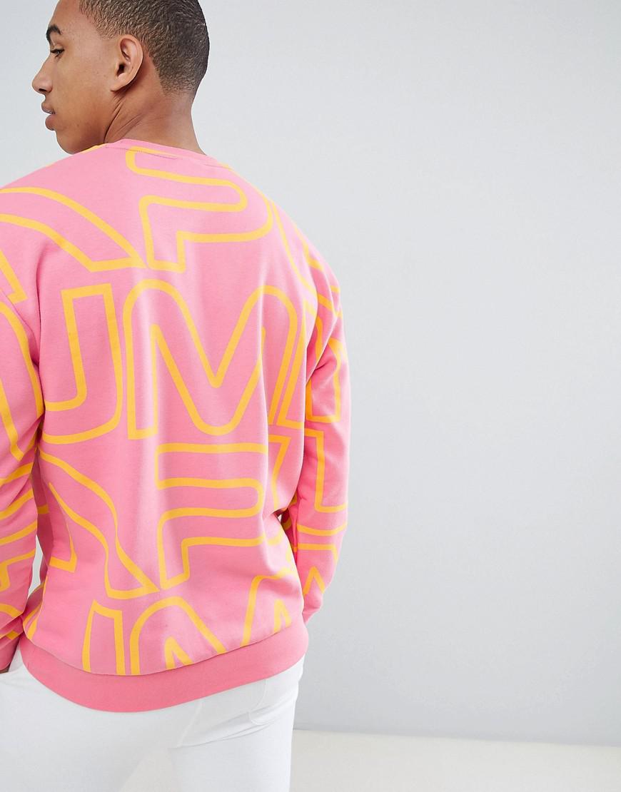 puma crew neck sweaters