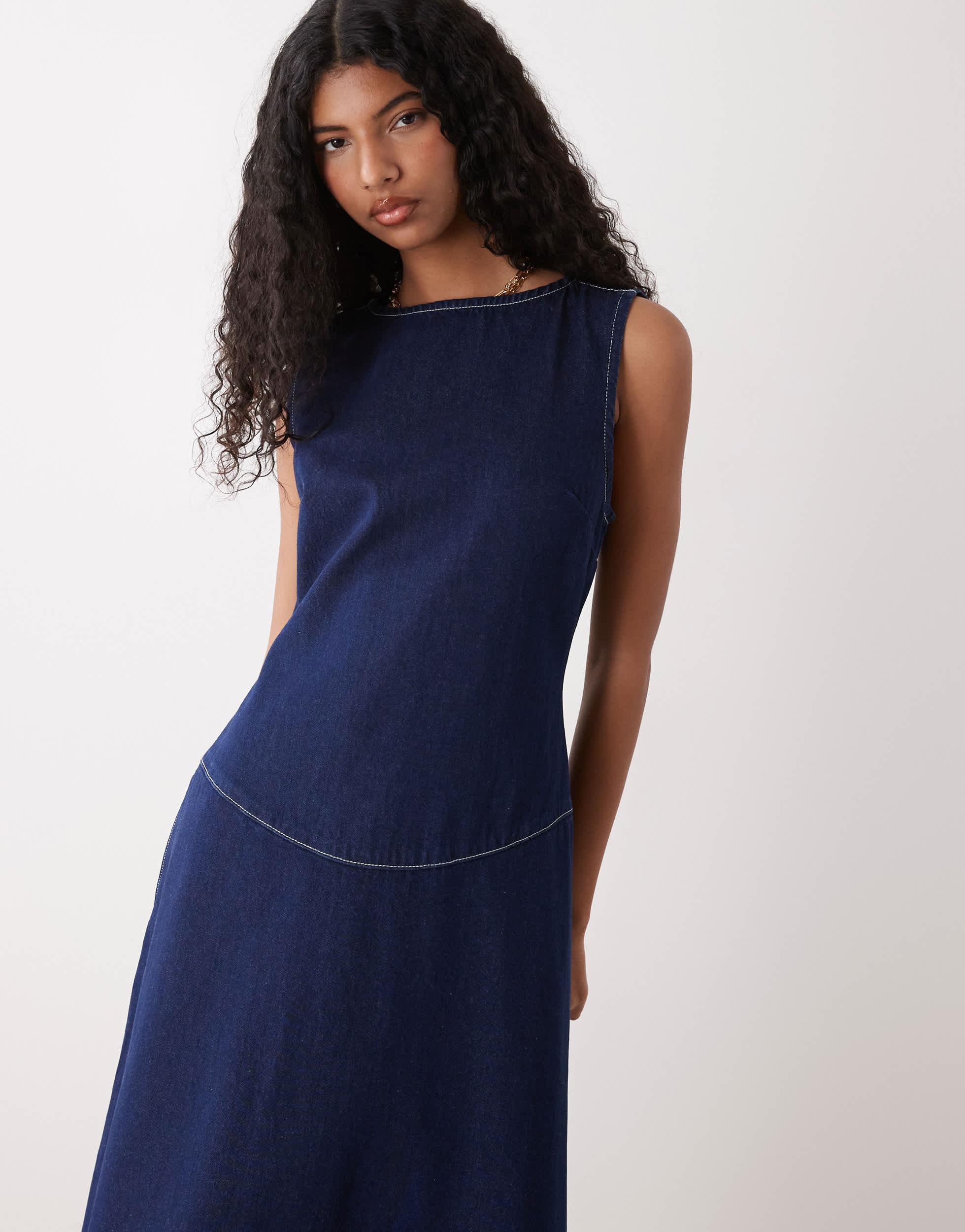 reclaimed vintage denim dress Reclaimed Vintage - Denim Shirt Dress - Women - Cotton - M