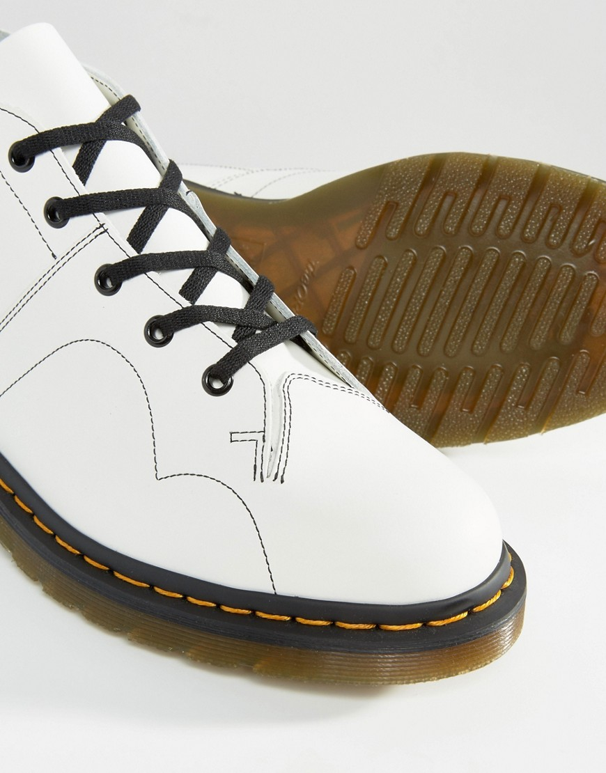 Dr. Martens Leather Church Monkey Boots - White for Men | Lyst