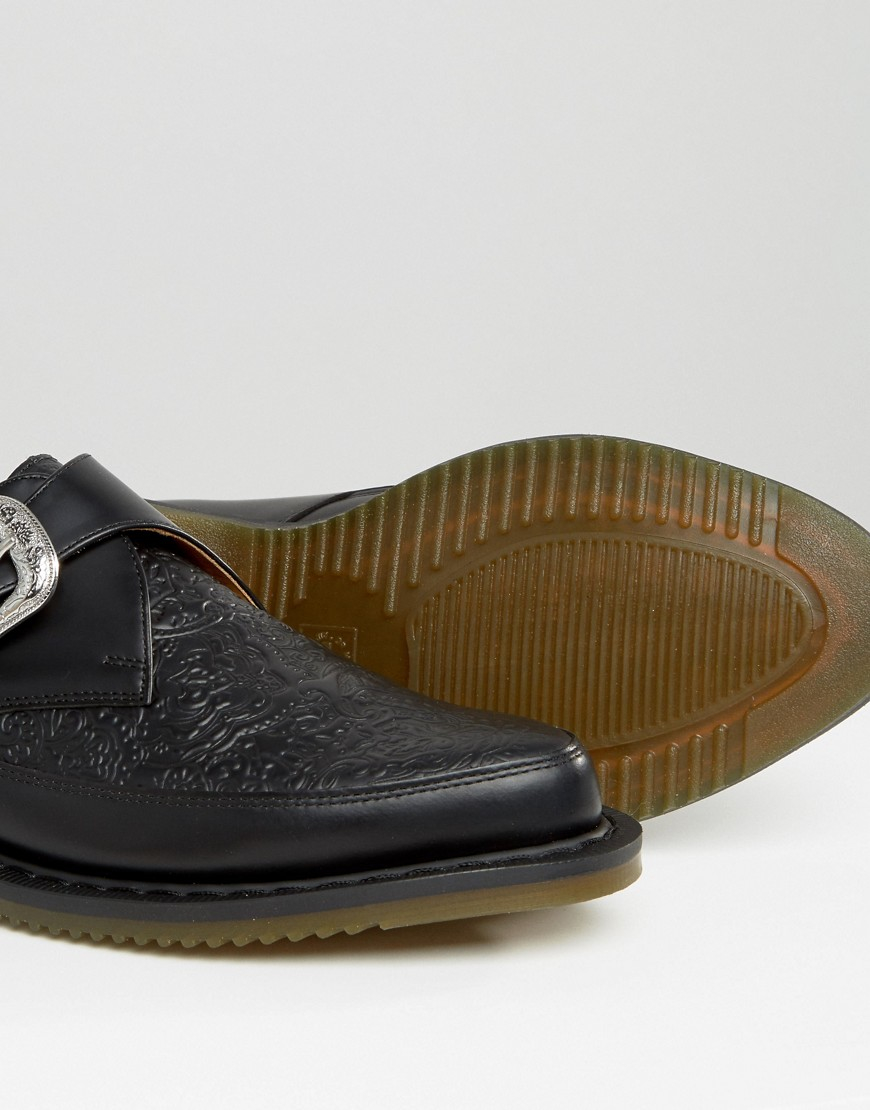 Dr. Martens Martel Buckle Creepers in Black Lyst