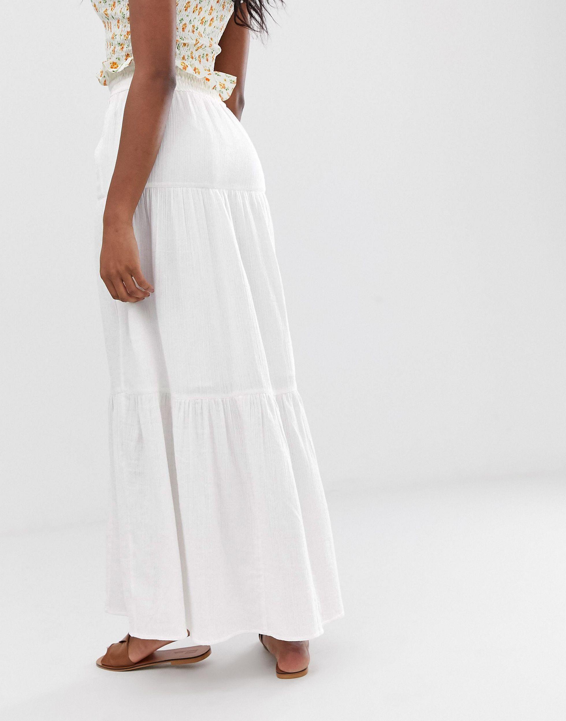 cheesecloth maxi skirt