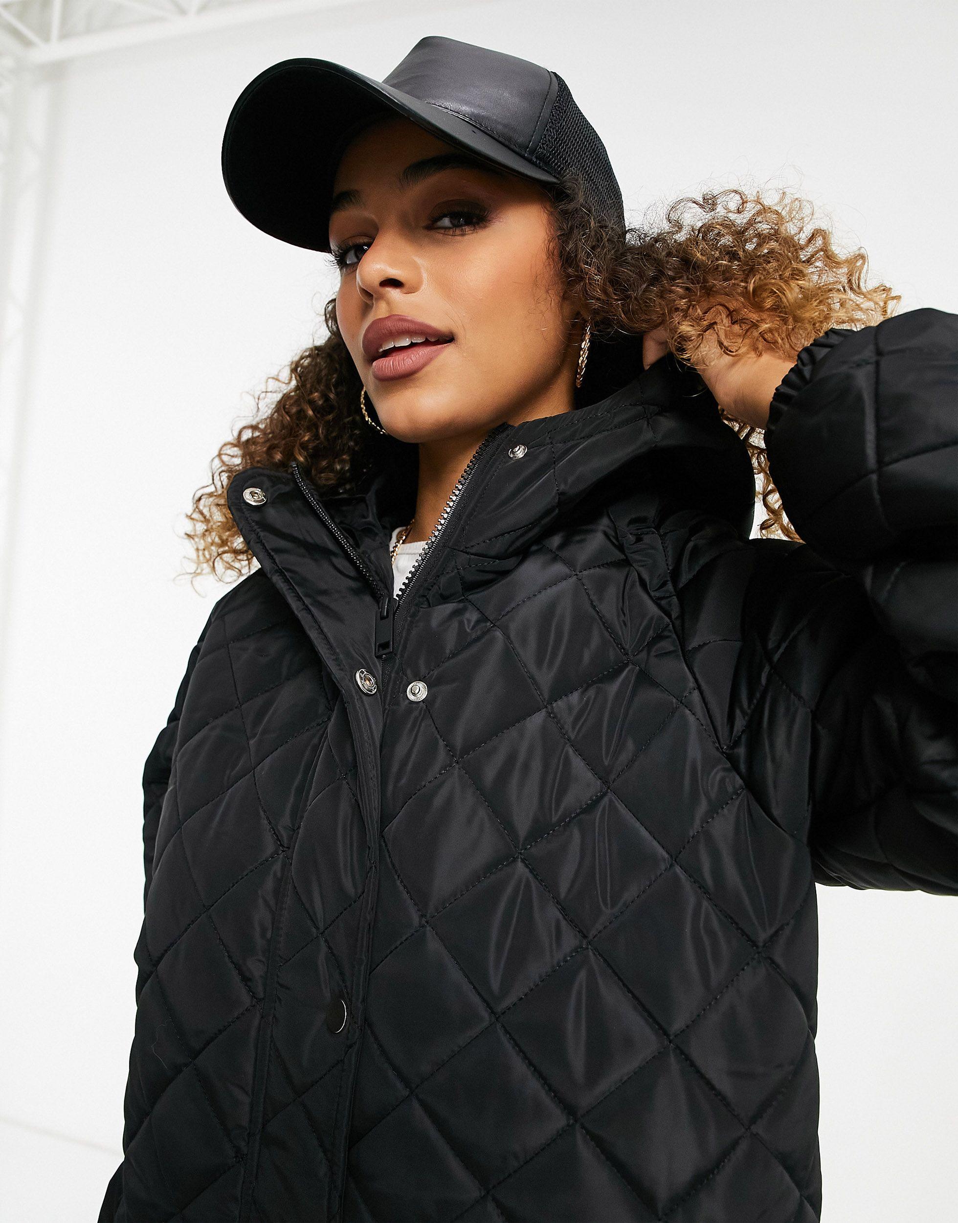 Brave Soul Rusette Diamond Quilt Hooded 