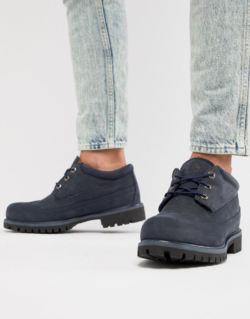 Timberland X Engineered Garments Oxford Brogues In Navy in Black for Men -  Lyst