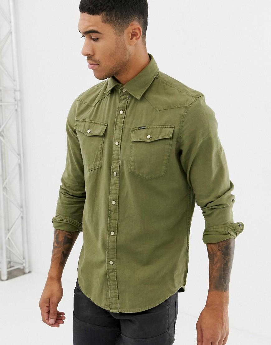 g star raw slim fit shirt