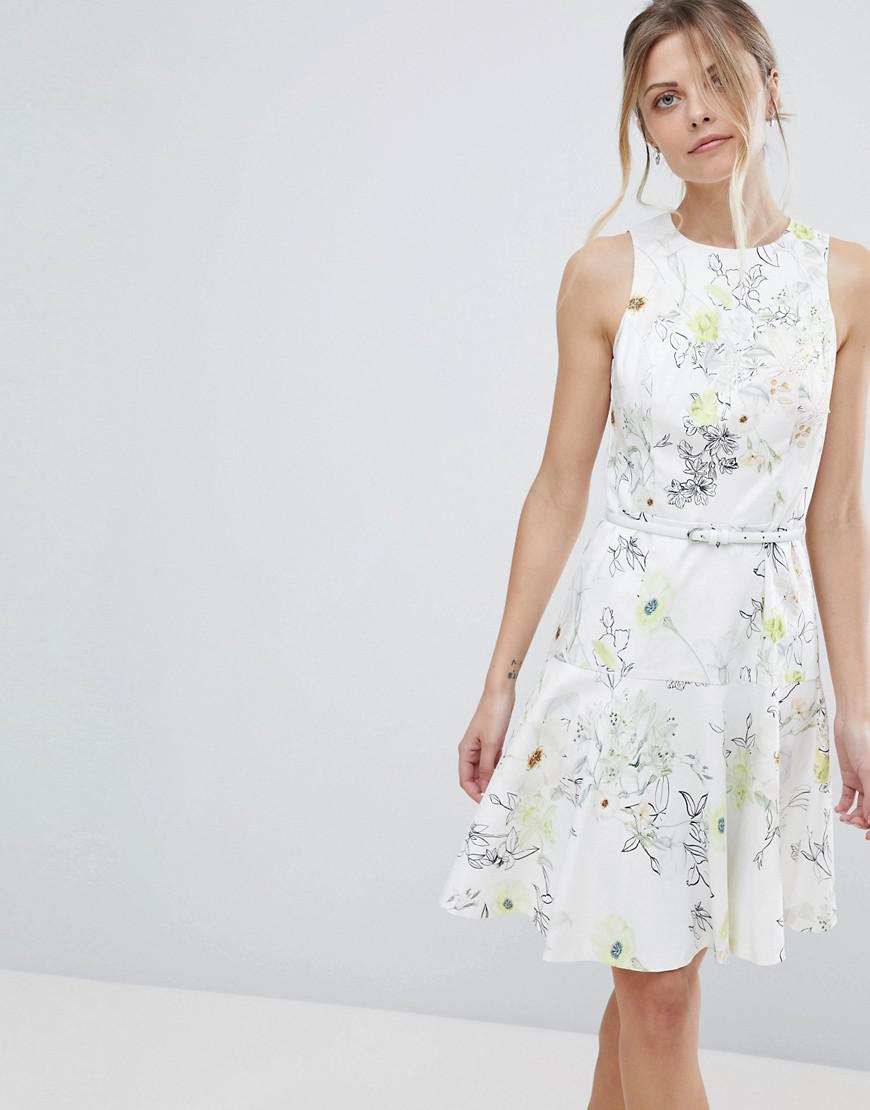 coast white floral dress