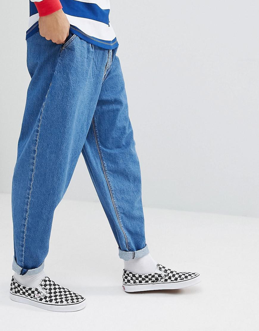 ASOS Asos Recycled Oversized Jeans In Mid Wash in Blue for Men | Lyst