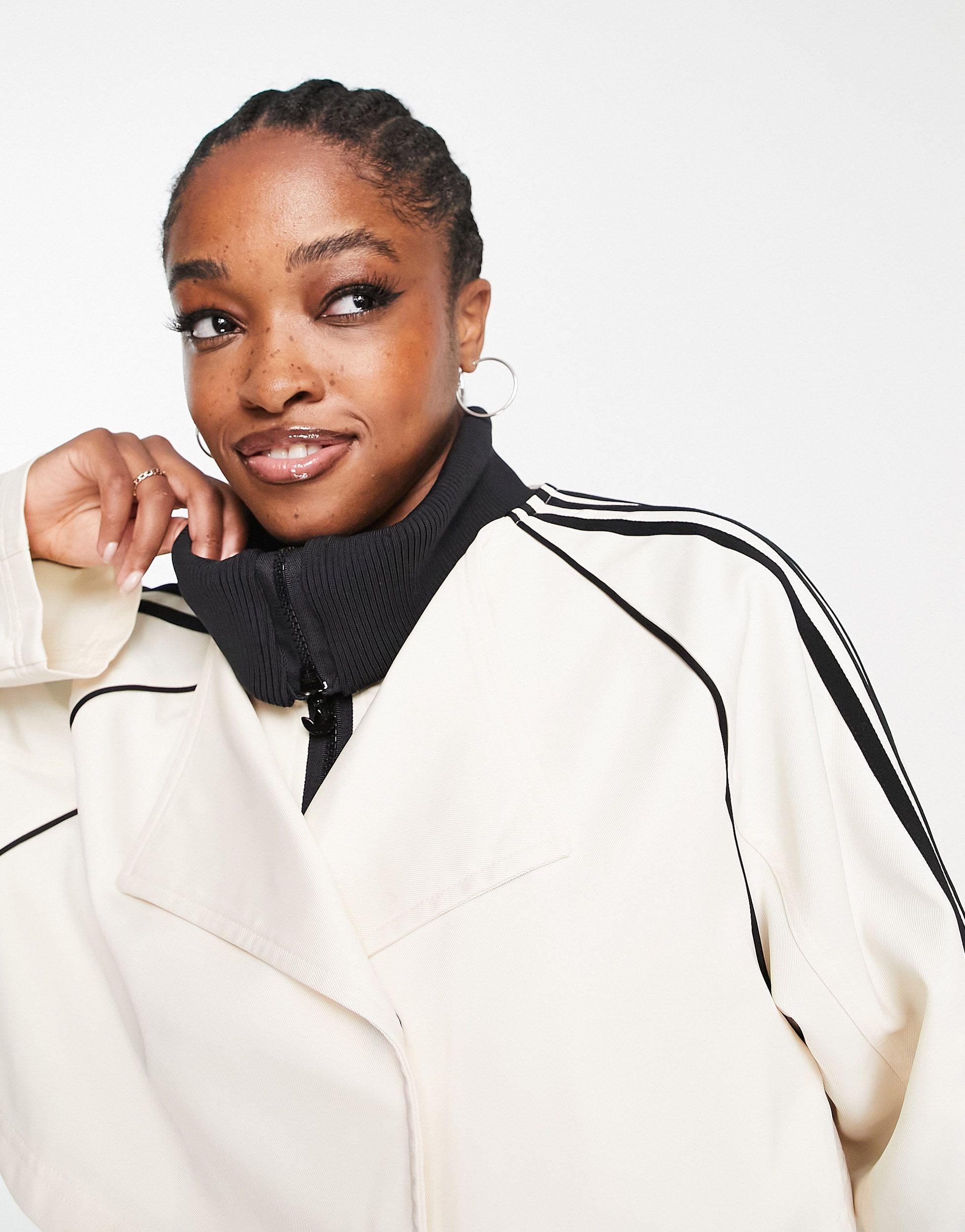 ジャケット・アウター adidas AS W ALWAYS ORIGINAL TRENCH COAT Women's Always Original Adidas Trench Coat Track Top Long