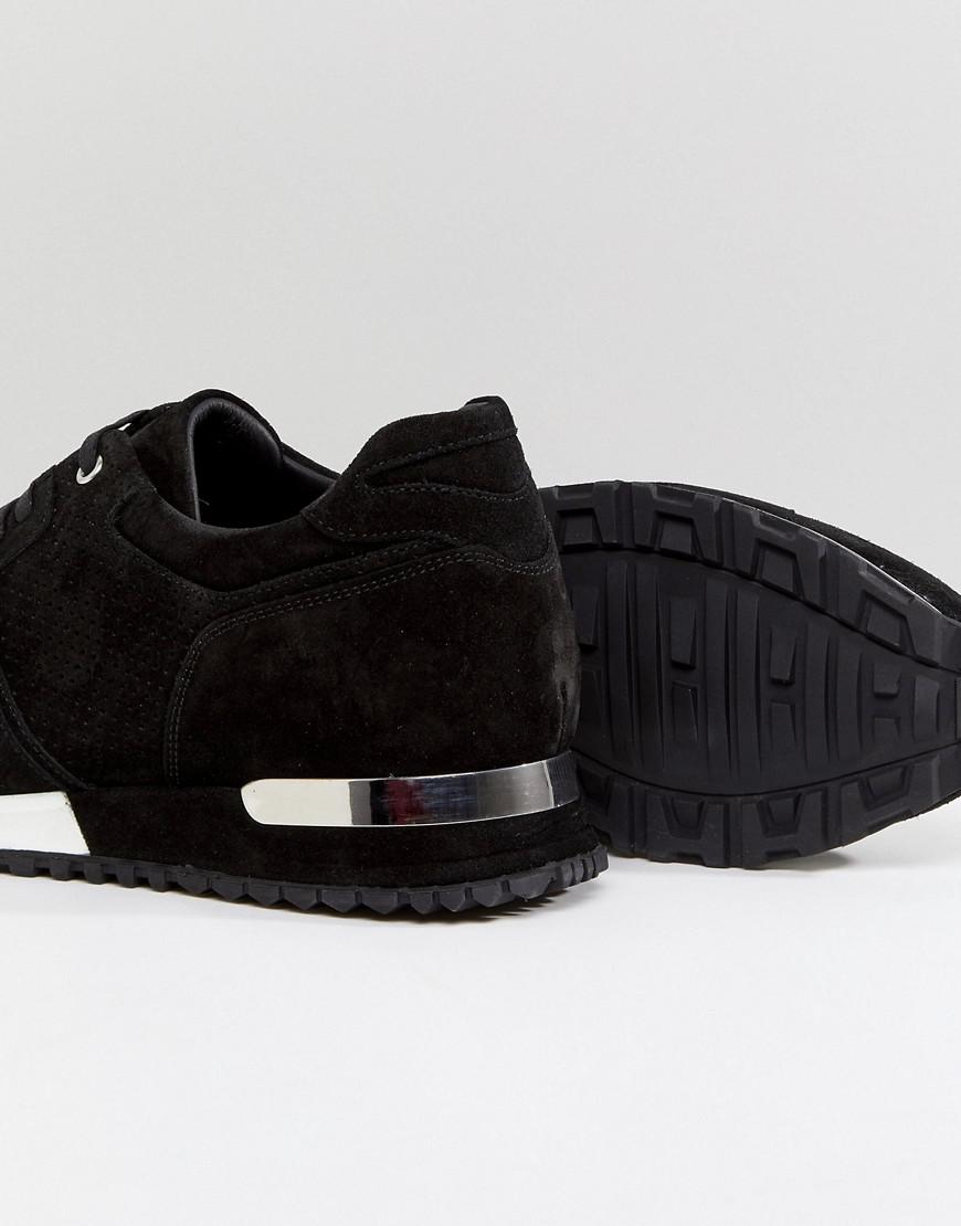 Mallet Suede Almorah Trainers In Black - Lyst