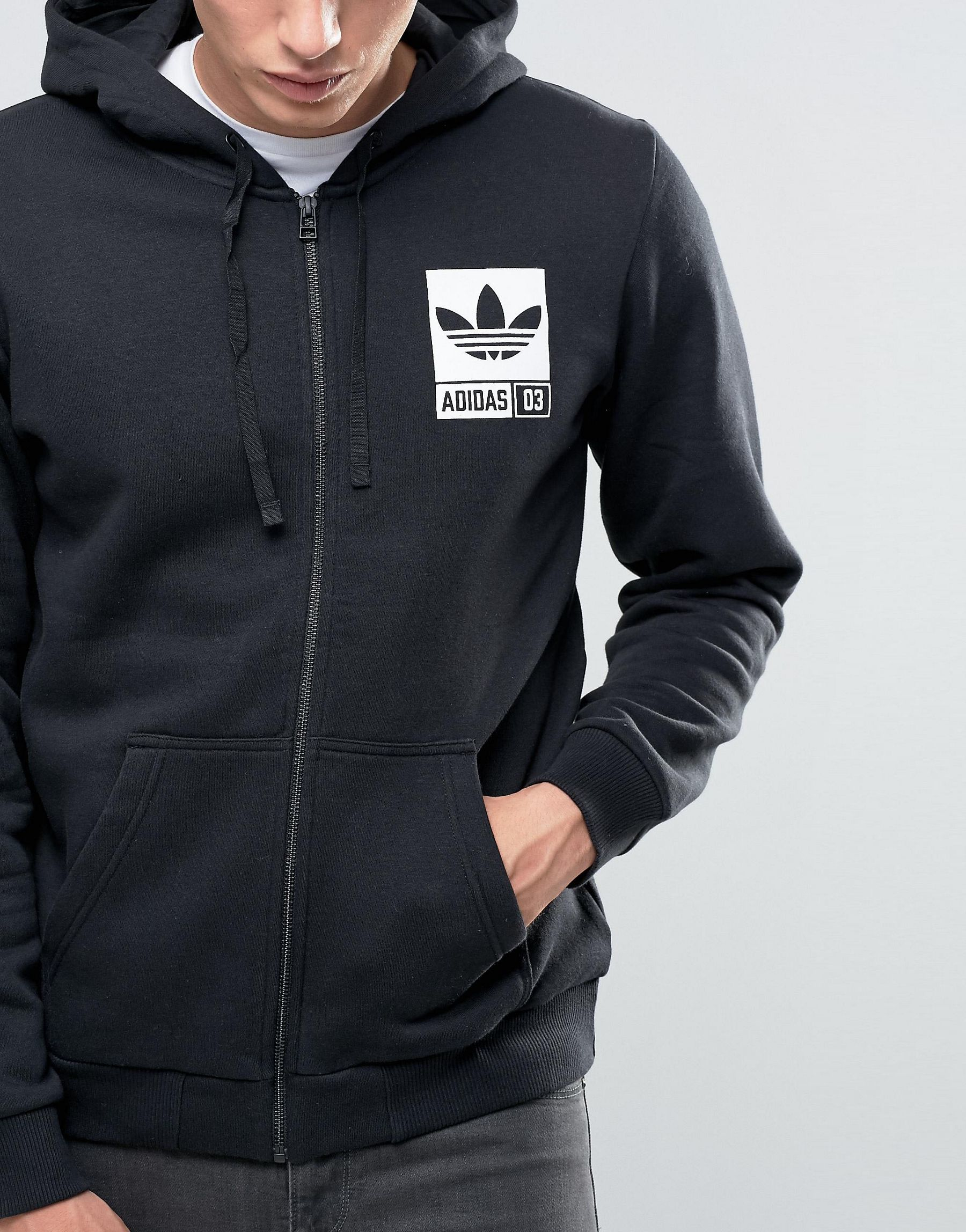 adidas Originals Street Modern Zip Hoodie Mens Grey adidas adidas Originals Street Modern Zip Hoodie Mens Grey adidas