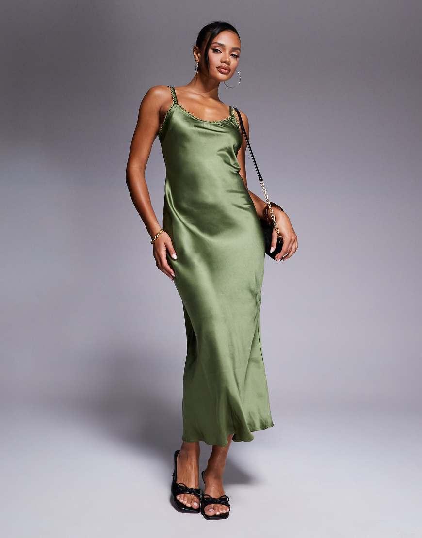 petite cami slip dress