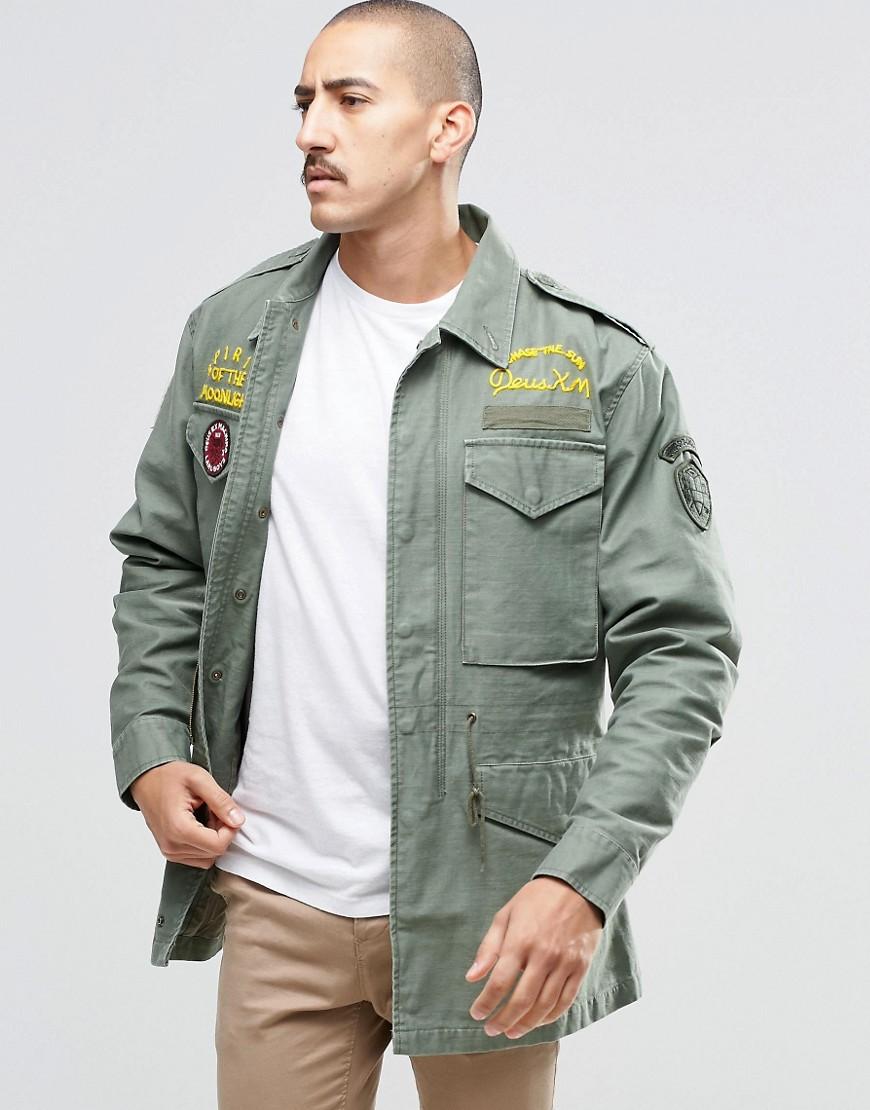  Deus Ex  Machina Cotton M65 Jacket  in Green for Men Lyst