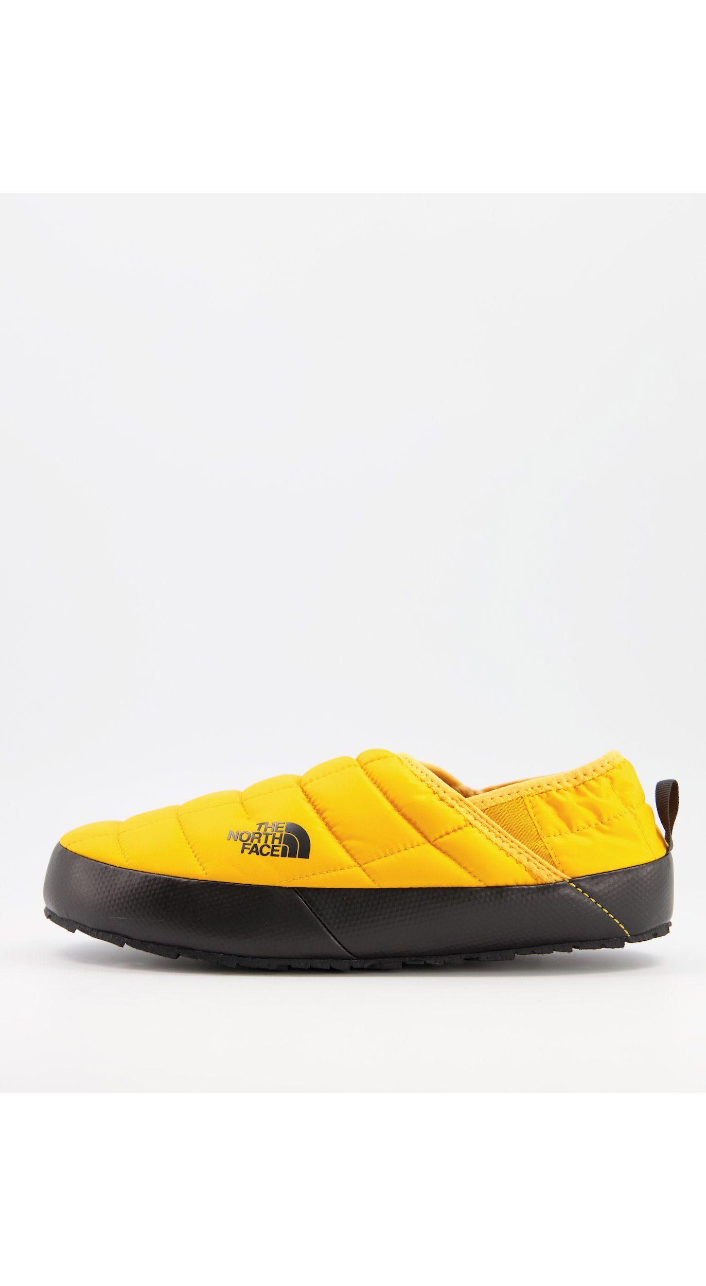 north face slippers yellow