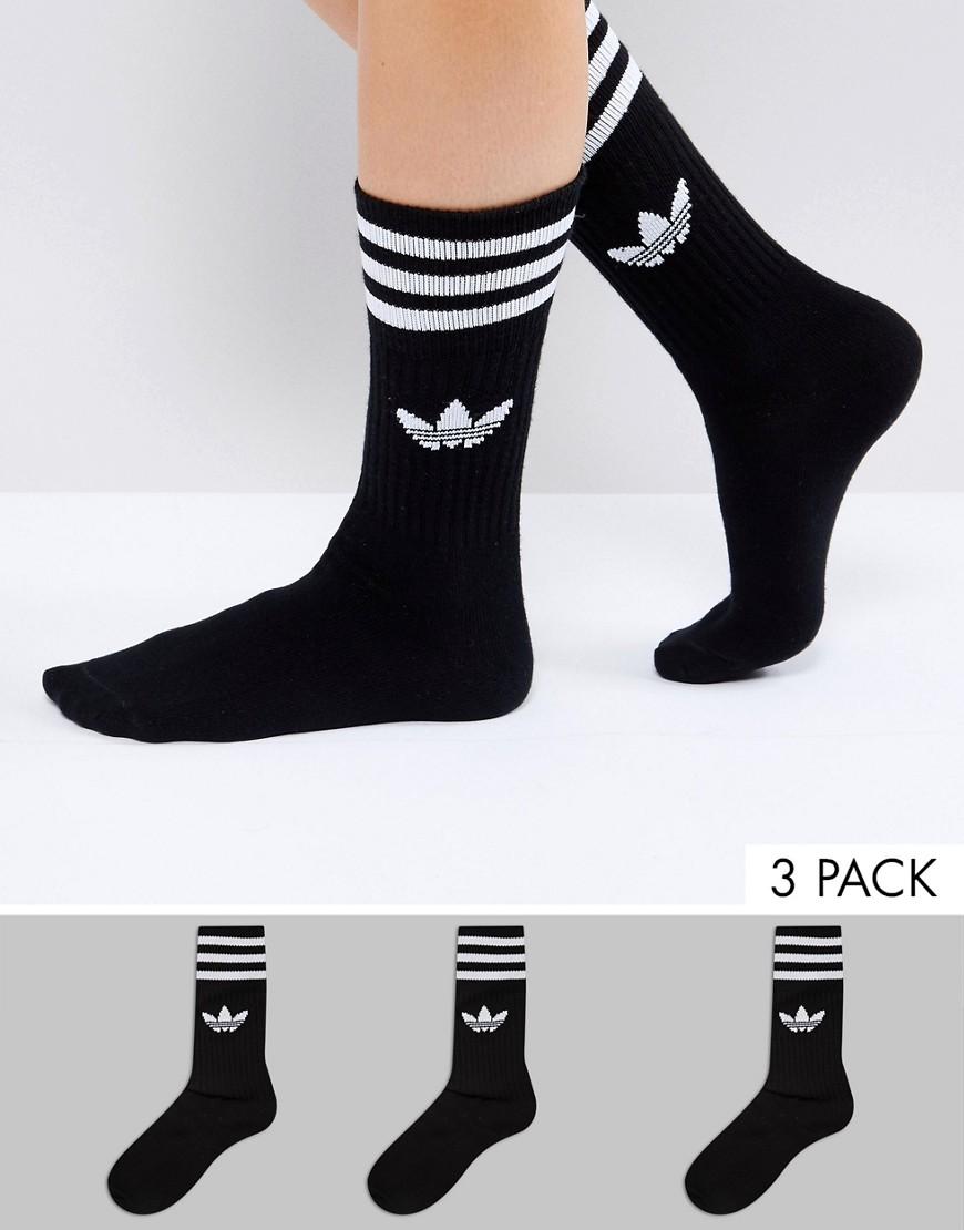 بديلي adidas Originals Sports Socks Set Of 3 in Black | Lyst بديلي