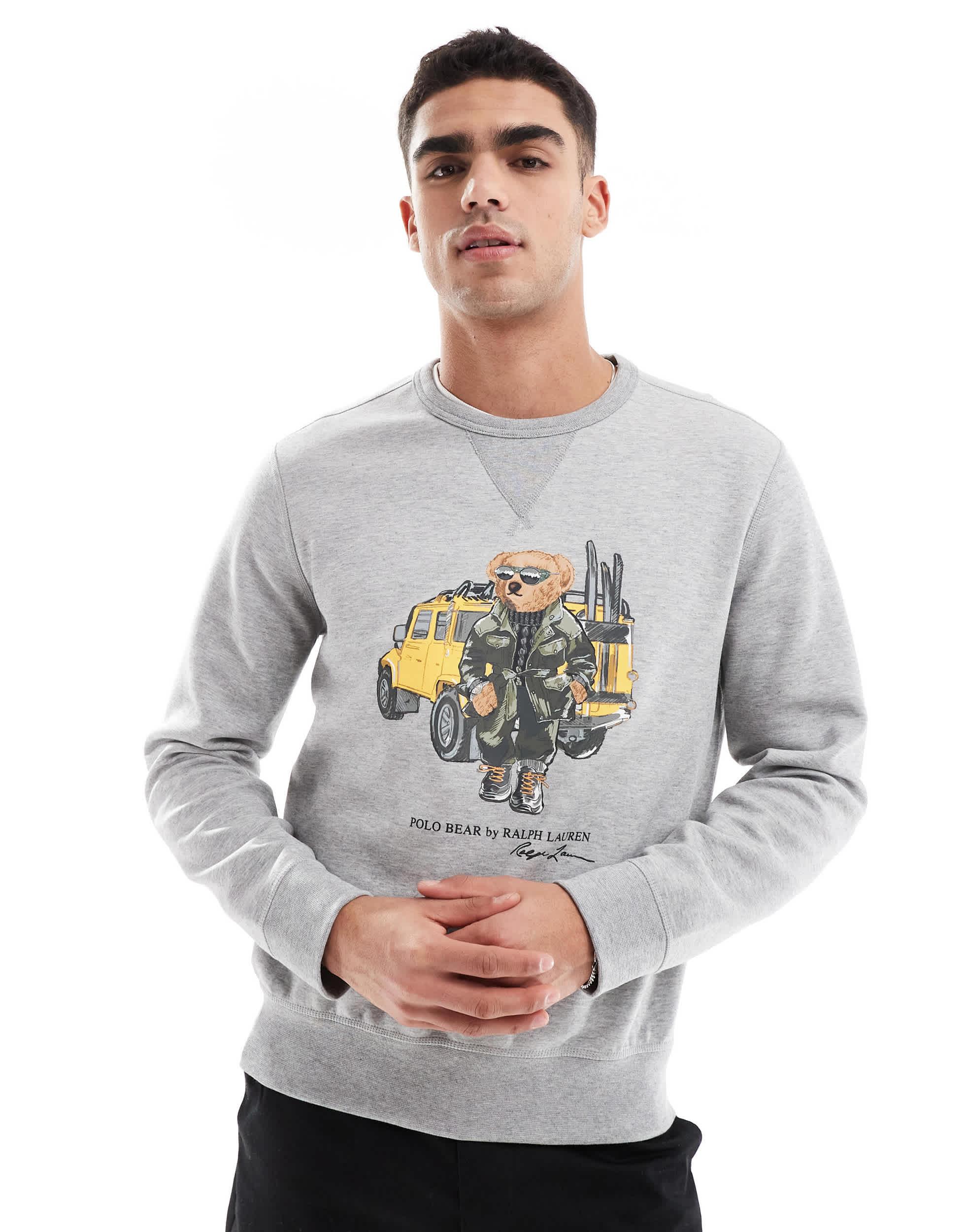 Ralph Lauren Polo Bear スウェット グレー polo ralph lauren Bear Sweatshirt Size XLT Gray Long Sleeves