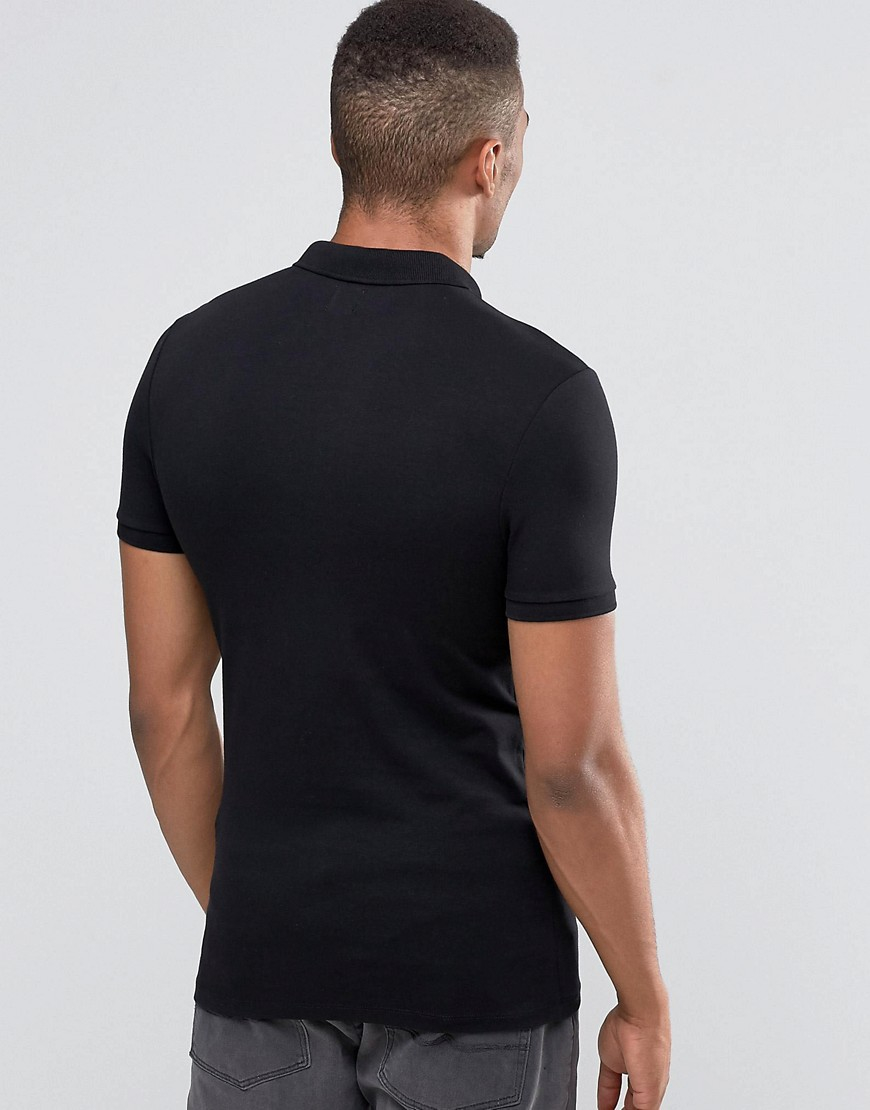 Lyst - Asos 2 Pack Muscle Polo Shirt With Logo Save 13% Conker/black in ...