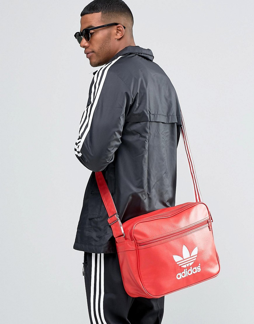 adidas airliner bag red