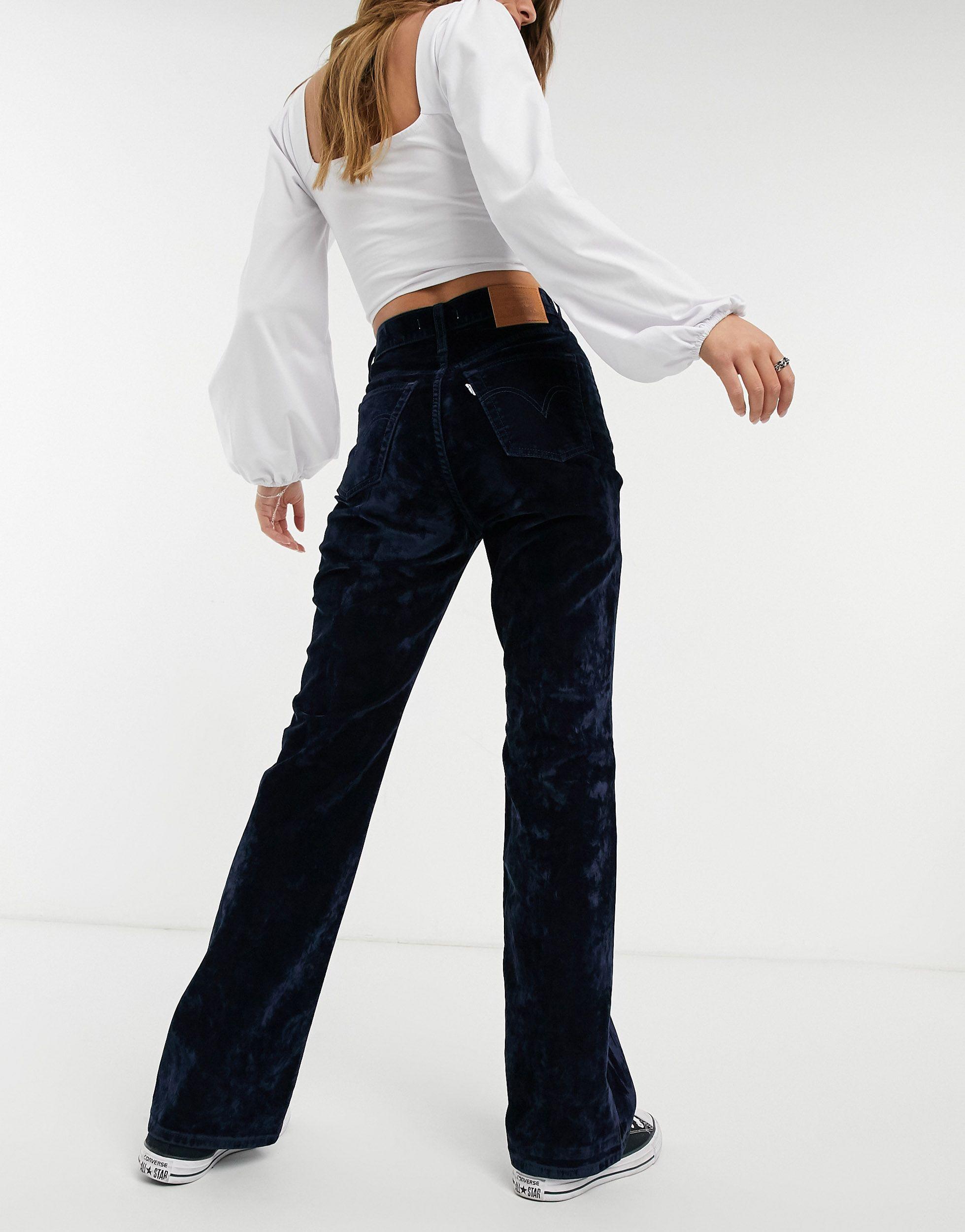 Levi's Ribcage Flare Jeans in Blue | Lyst UK