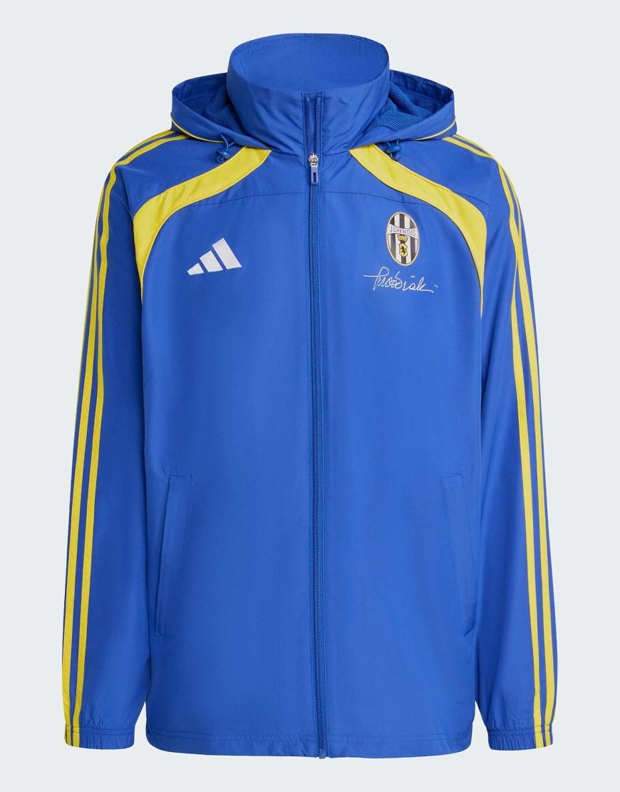 adidas Originals Juventus Vialli Pack Windbreaker in Blue for Men
