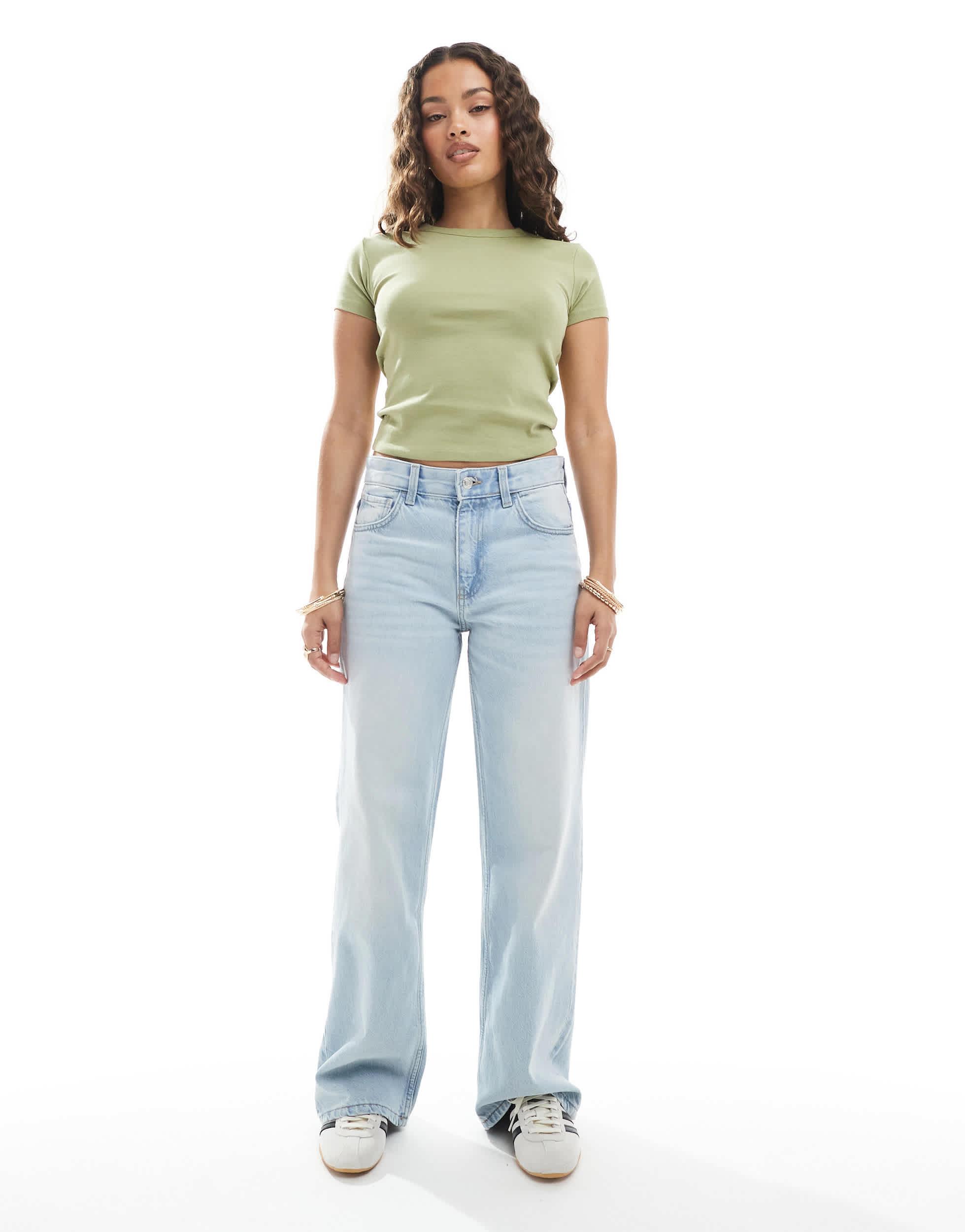 Women's Bershka Wide-leg jeans from $51 Lyst Canada