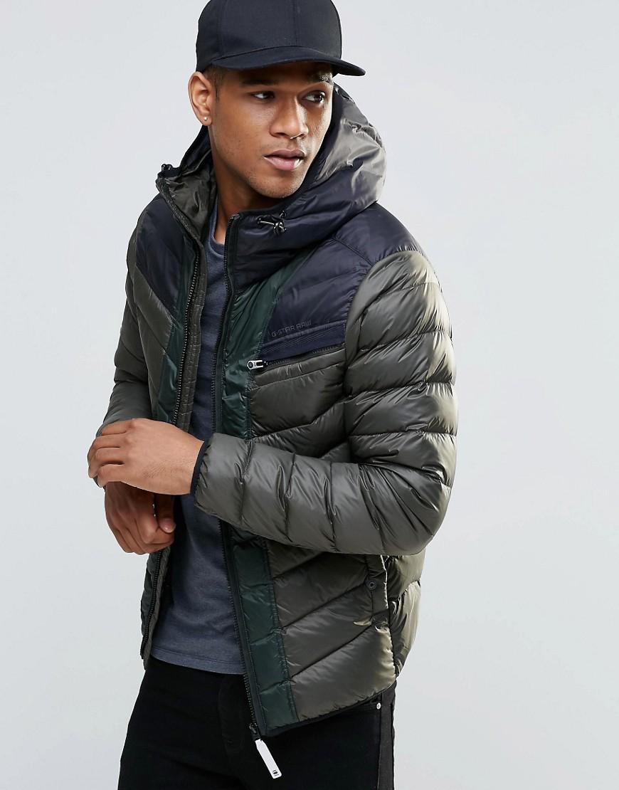 Barbour Sapper Jacket >> Lyst - G-Star Raw Attacc Hooded Down Jacket in Green for Men Barbour Sapper Jacket >> Lyst - G-Star Raw Attacc Hooded Down Jacket in Green for Men