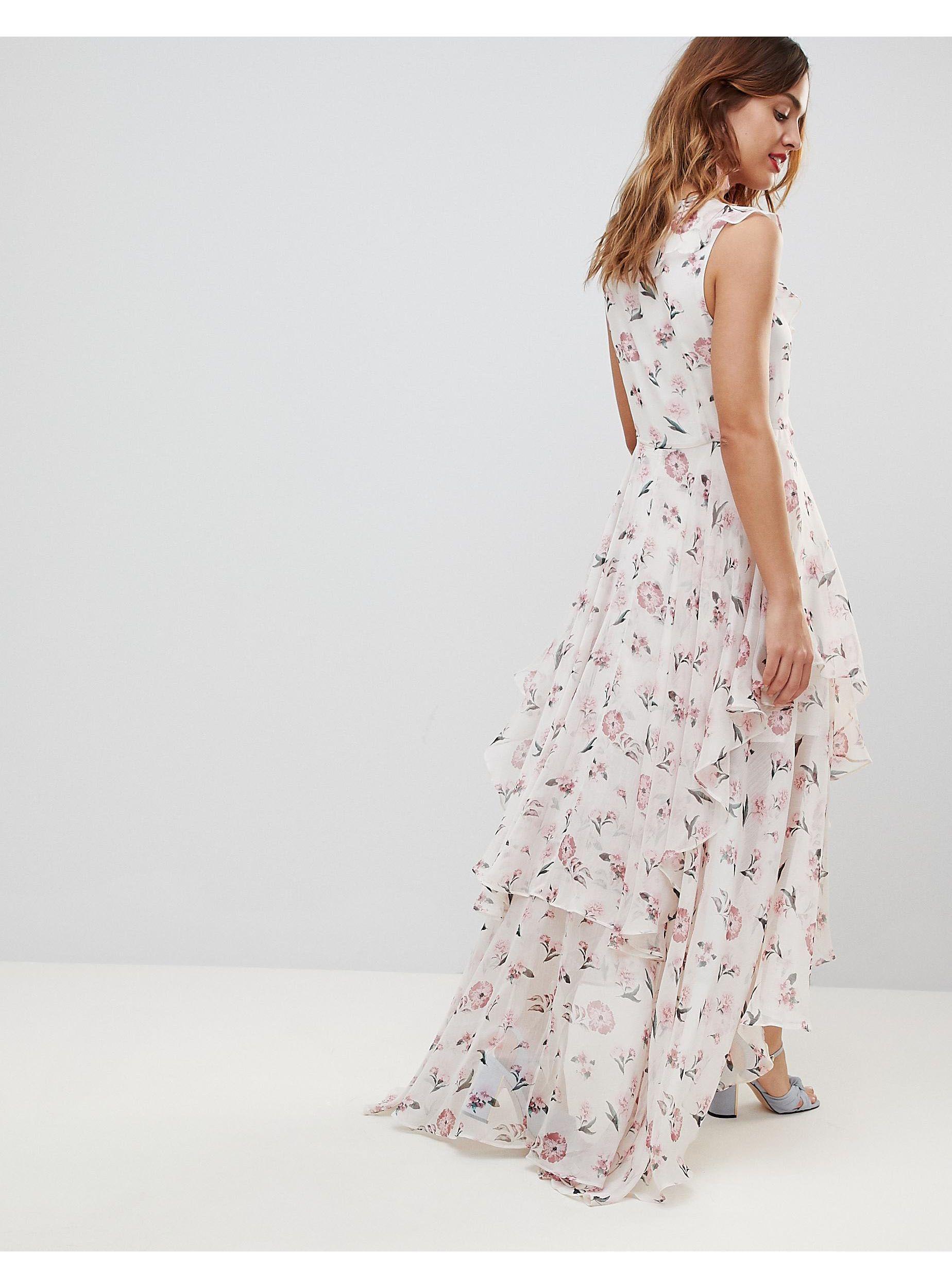 yas tiered maxi dress