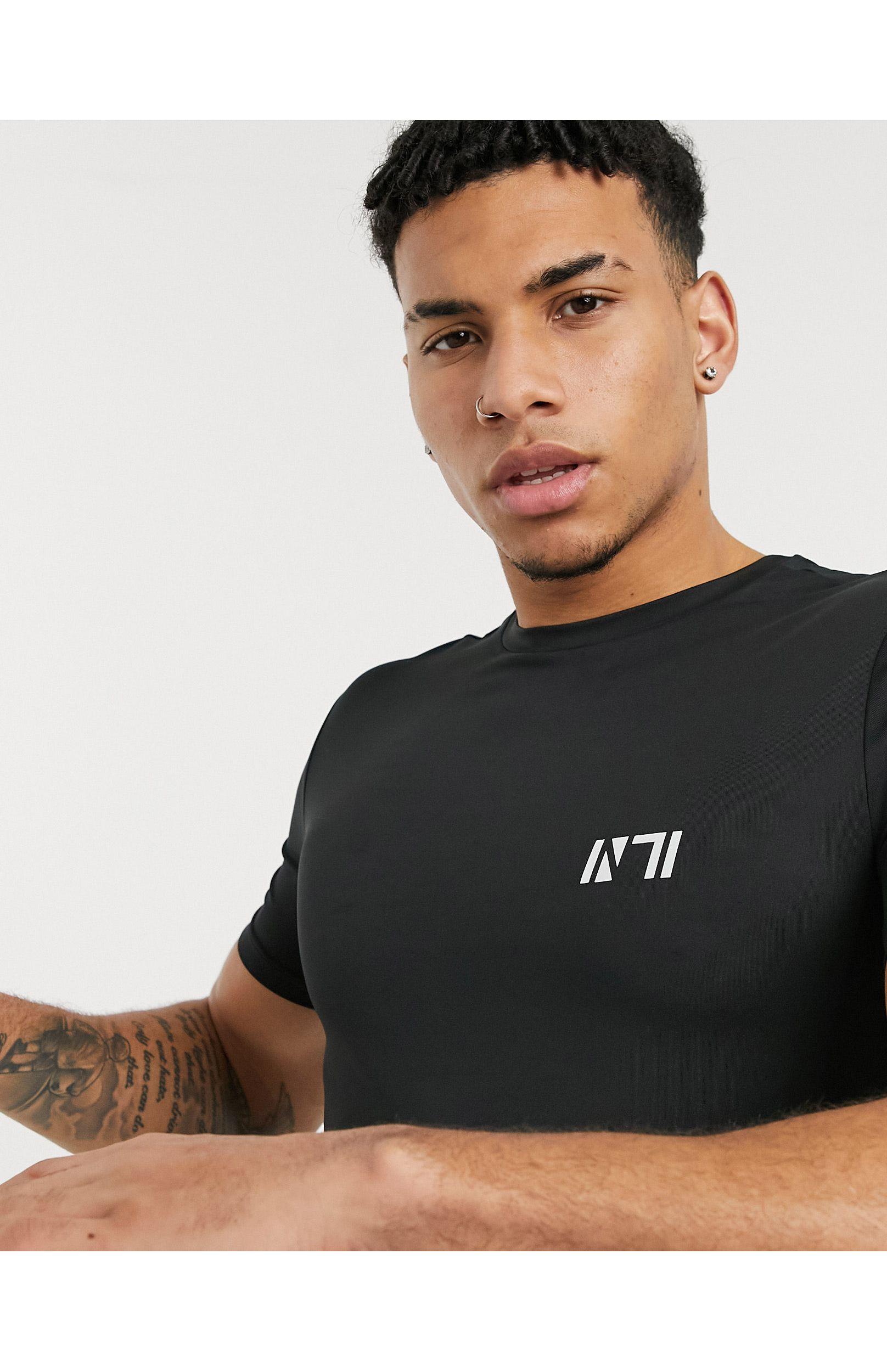 New Look Sport Muscle Fit T-shirt With 