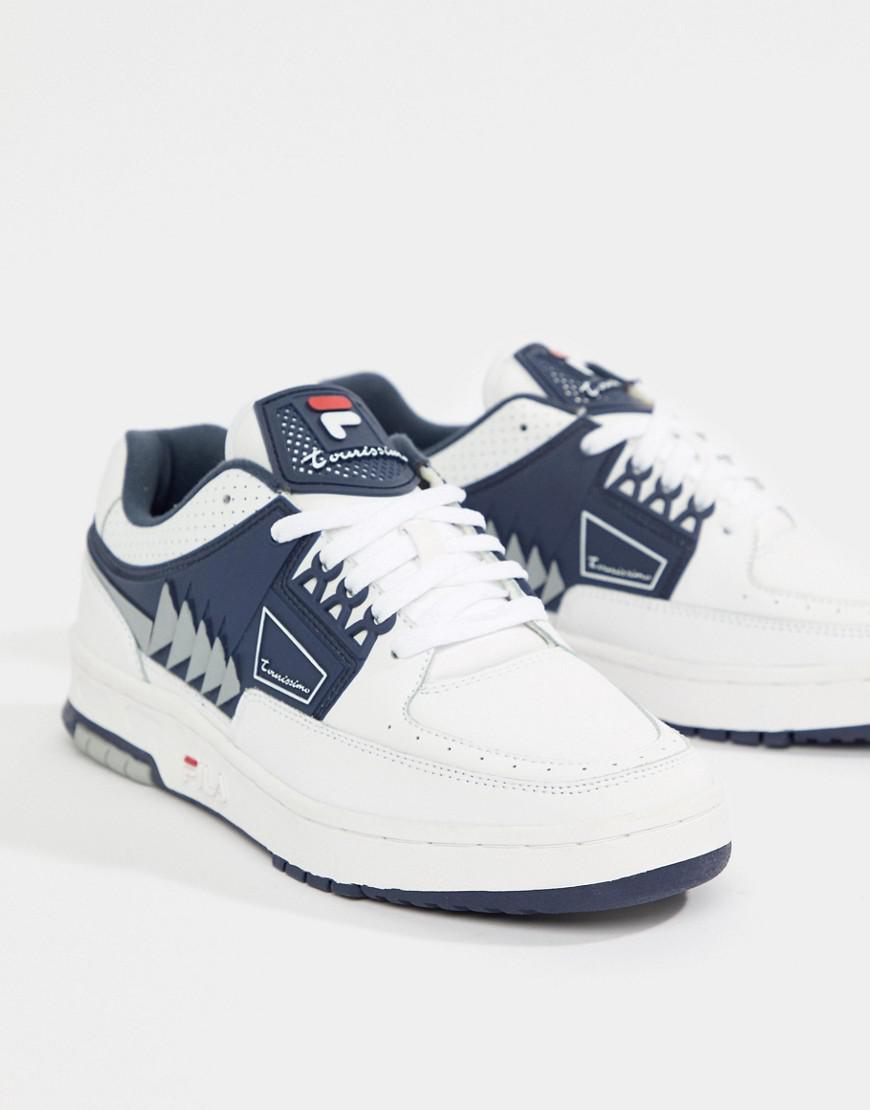 fila tourissimo low white