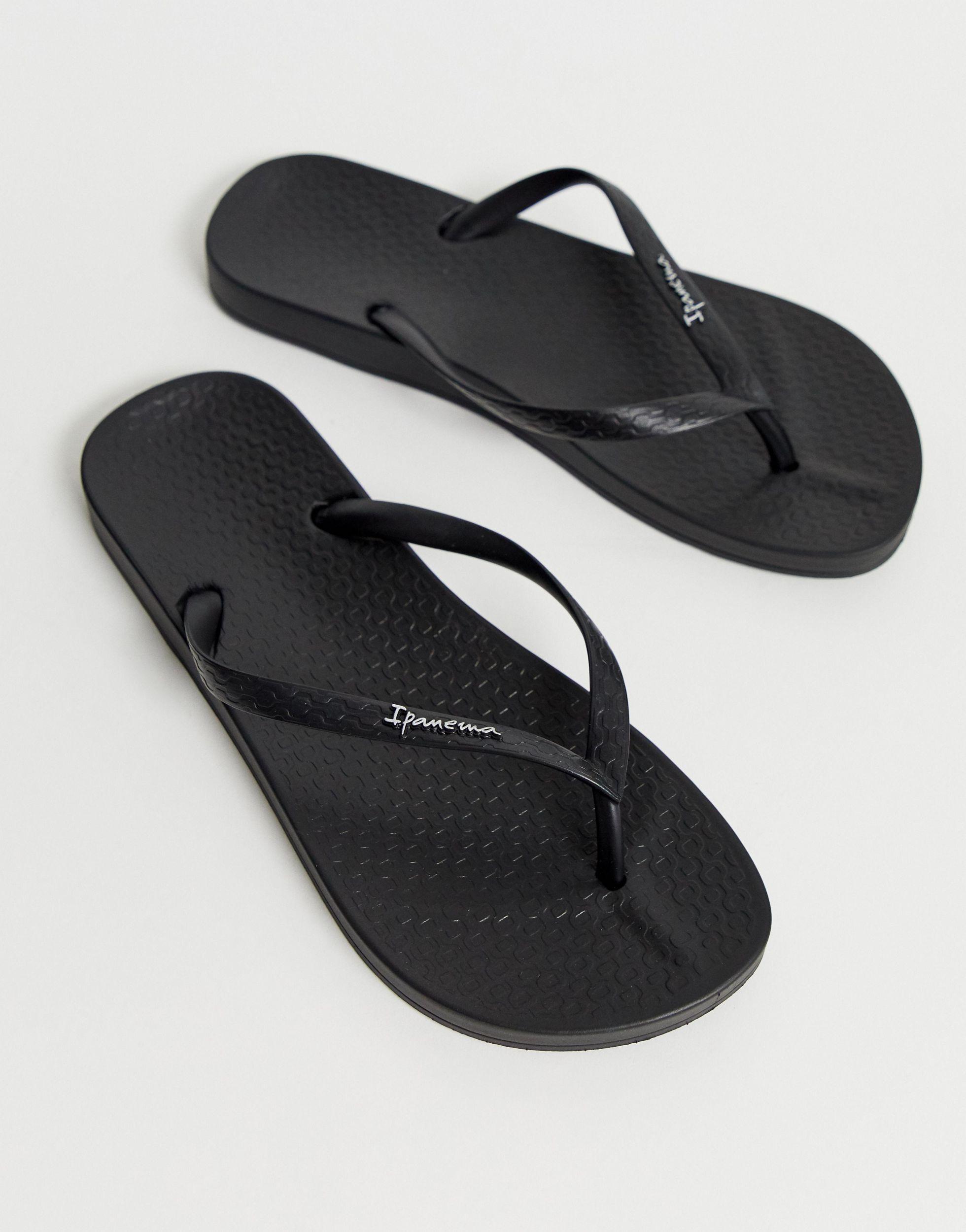 ipanema black flip flops