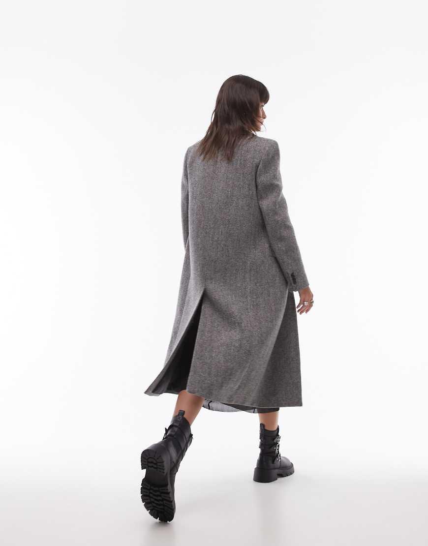 Cappotto Lungo Cappotto Mangi Cappotto Lana Manteco Cintura Donna