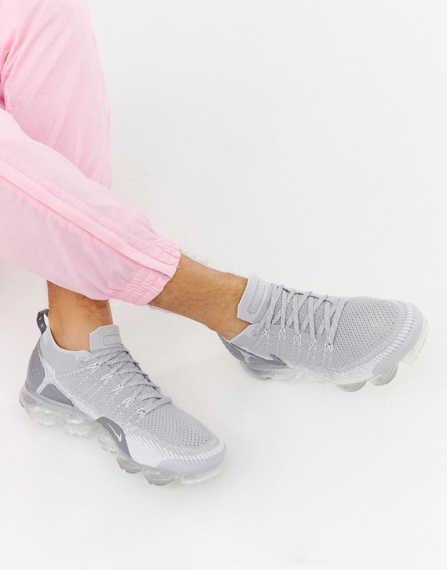 nike running vapormax safari lizard trainers in grey