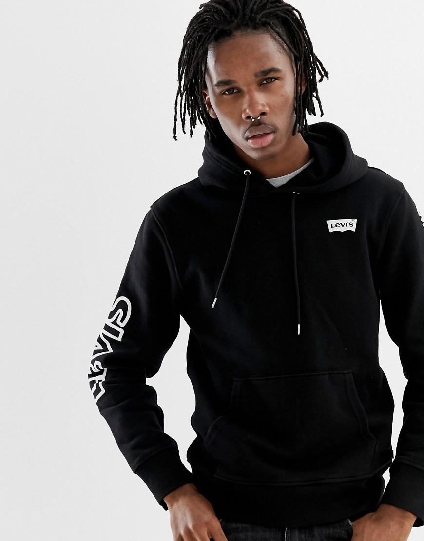 De Hombre Sudadera Con Mouse Capucha Levi's Black Negra Mickey Color sQdtorCxBh