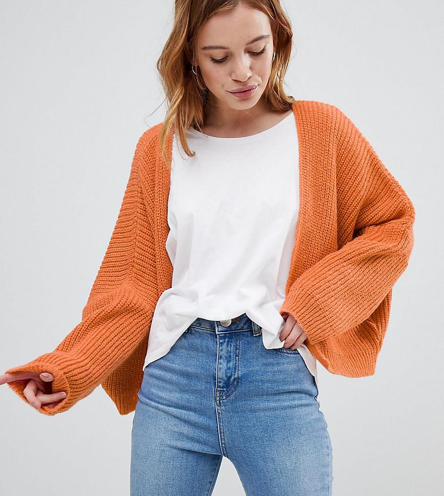 asos orange cardigan