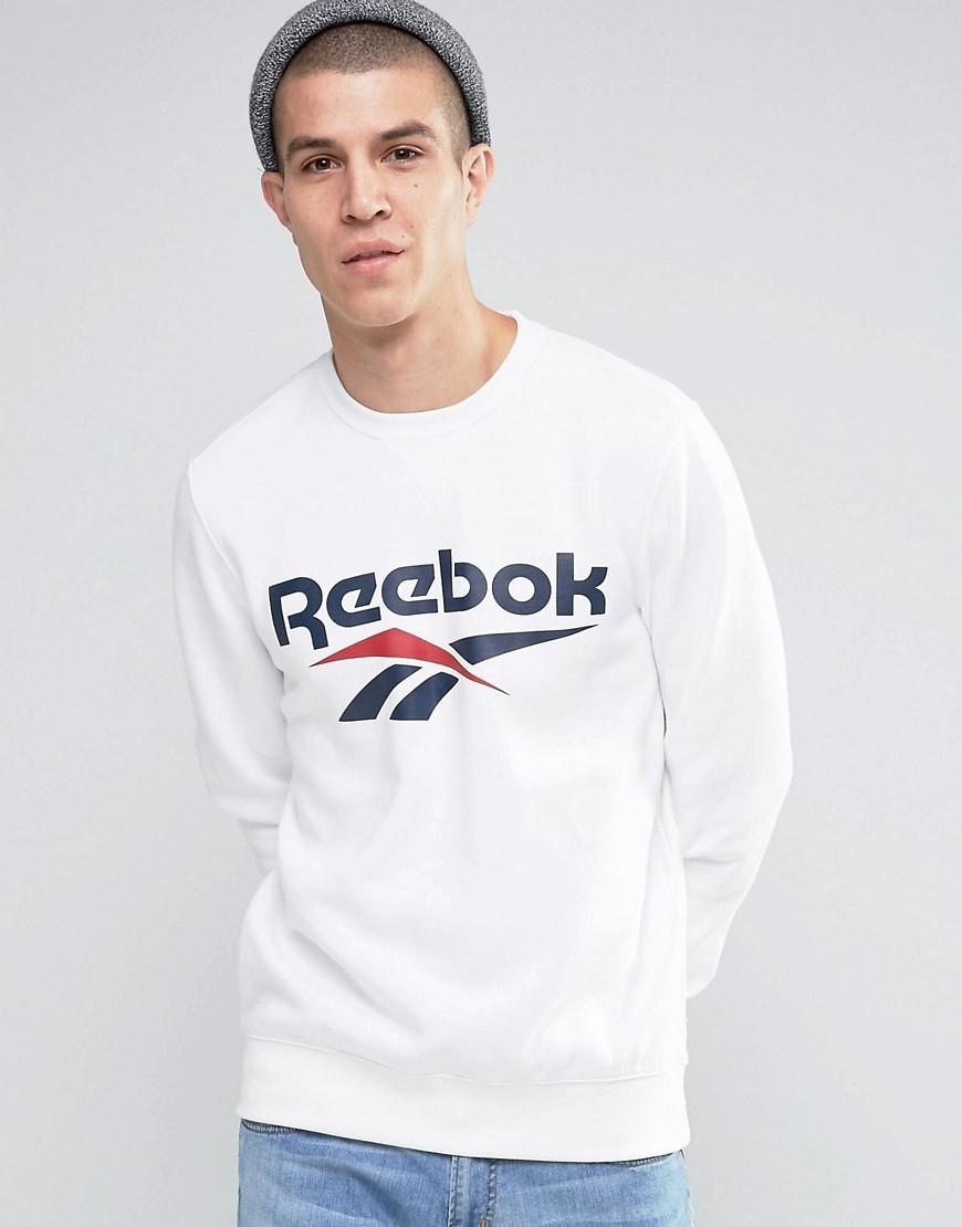 sweat reebok vintage blanche